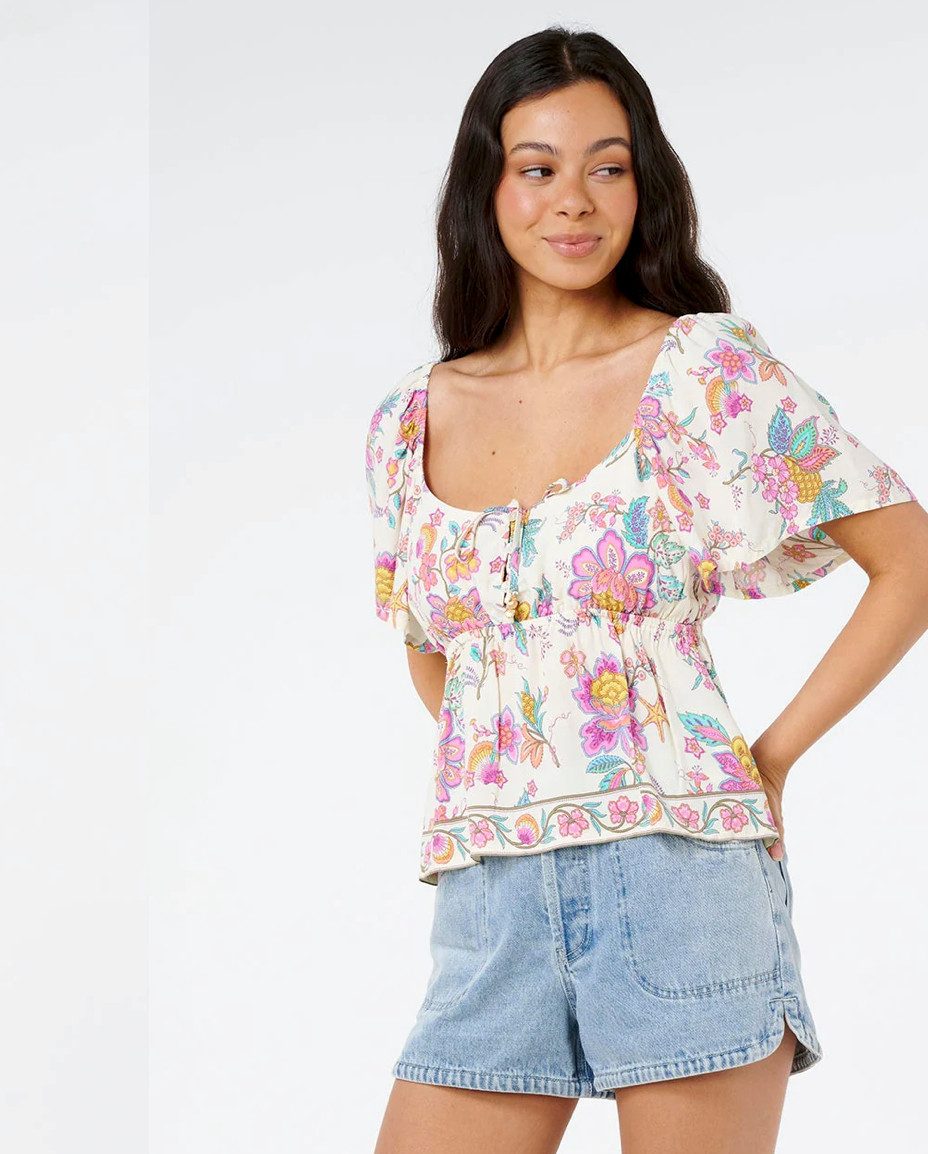 Rip Curl Blusentop Half Moon Bay Top mit Knöpfen