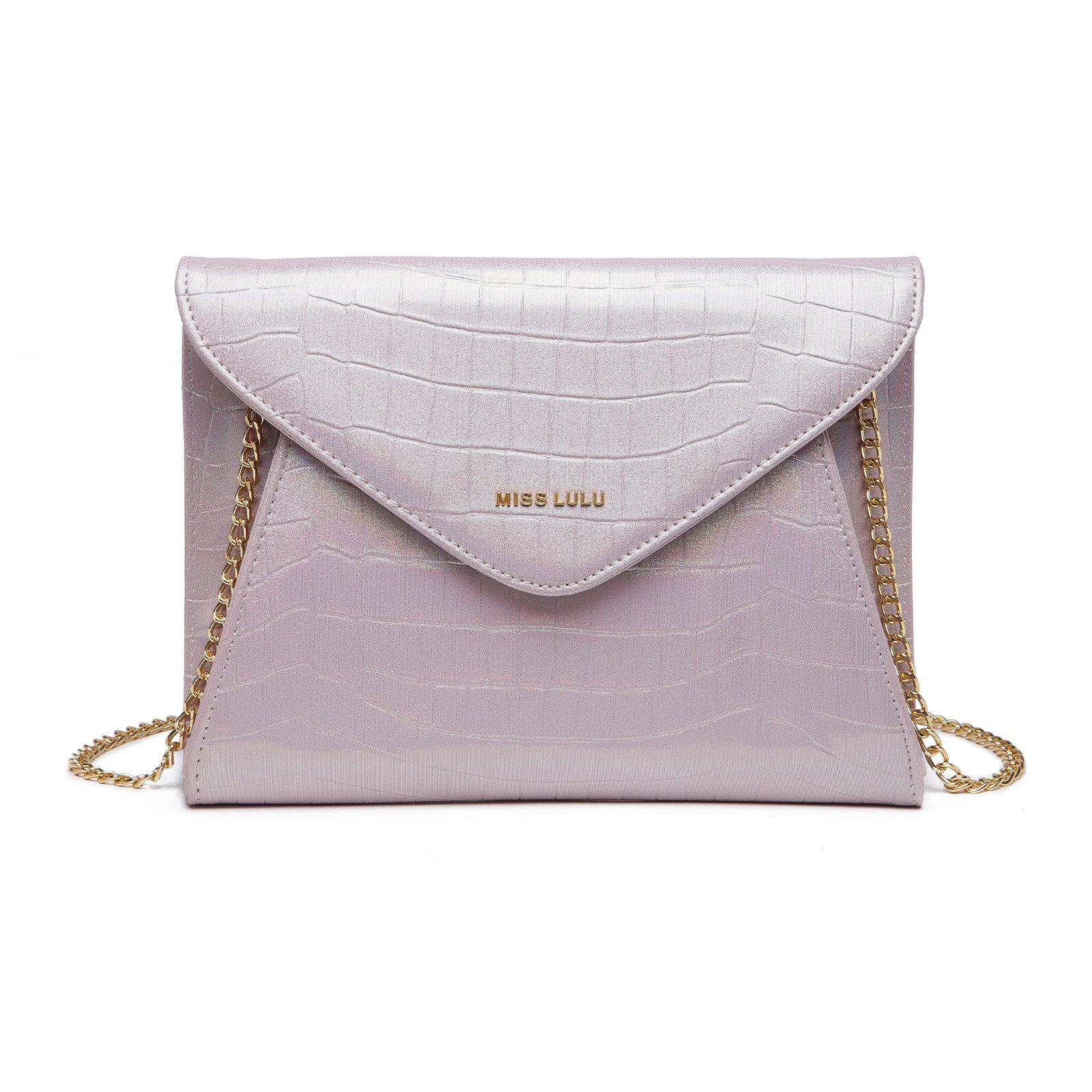 Miss Lulu Clutch Damen Umschlag Abendtasche Crossbody Tasche Hochzeit
