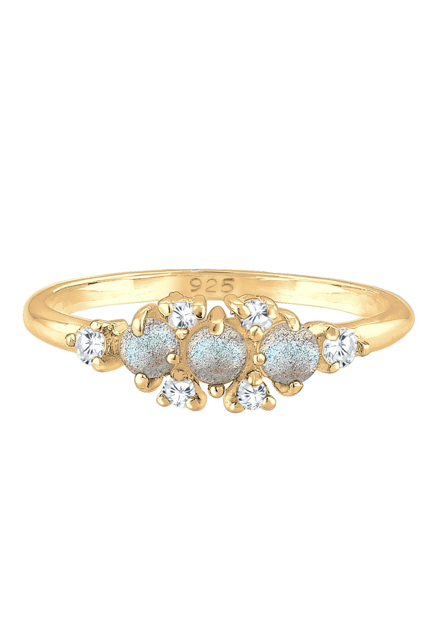 Elli Verlobungsring Labradorit Grau 925 Sterling günstig online kaufen