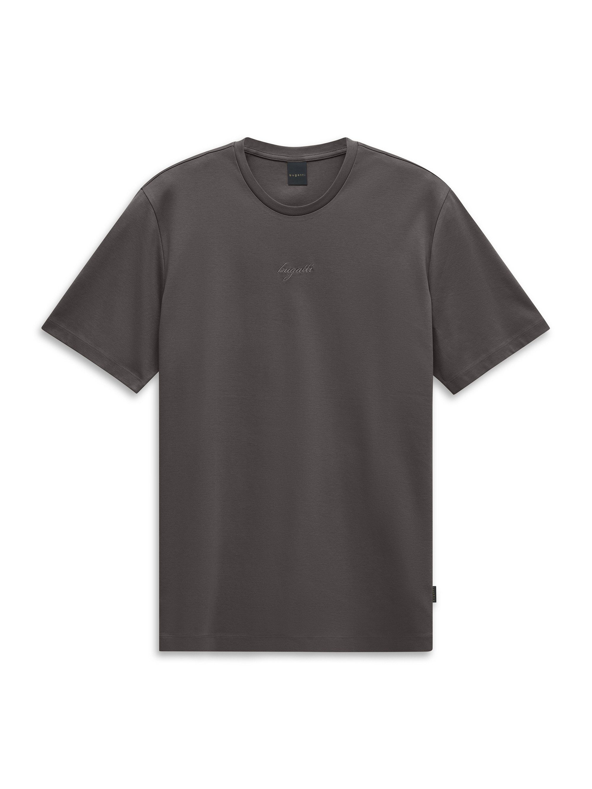 bugatti T-Shirt Modern Fit Modern Fit Baumwolle Rundhals