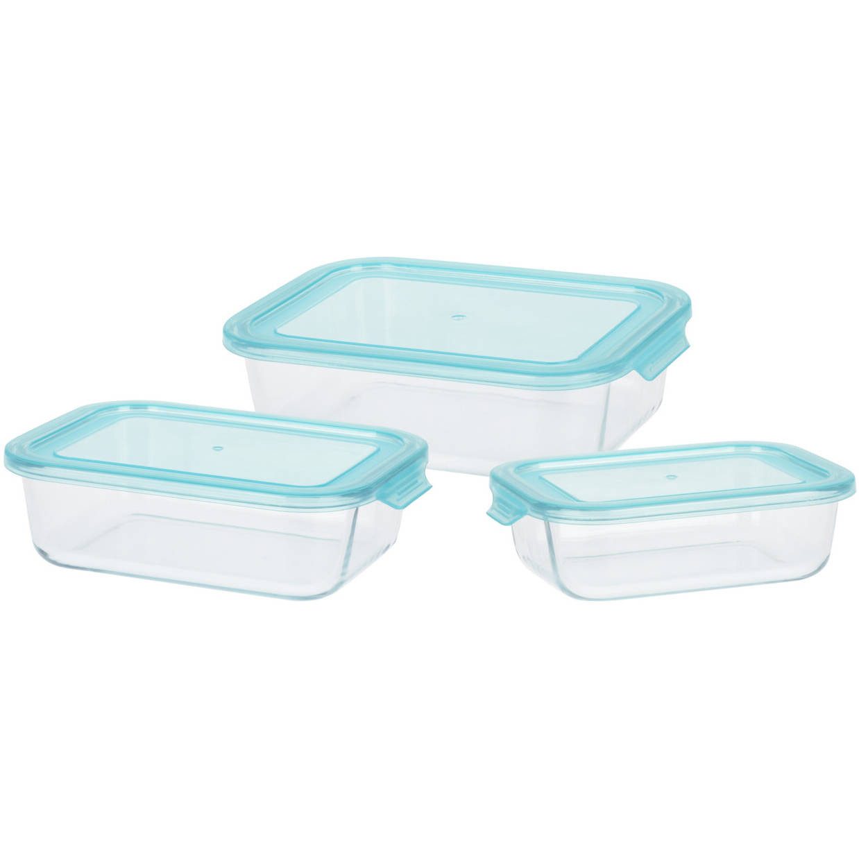 Excellent Houseware Vorratsdose, Glas, (einzeln, einzeln)