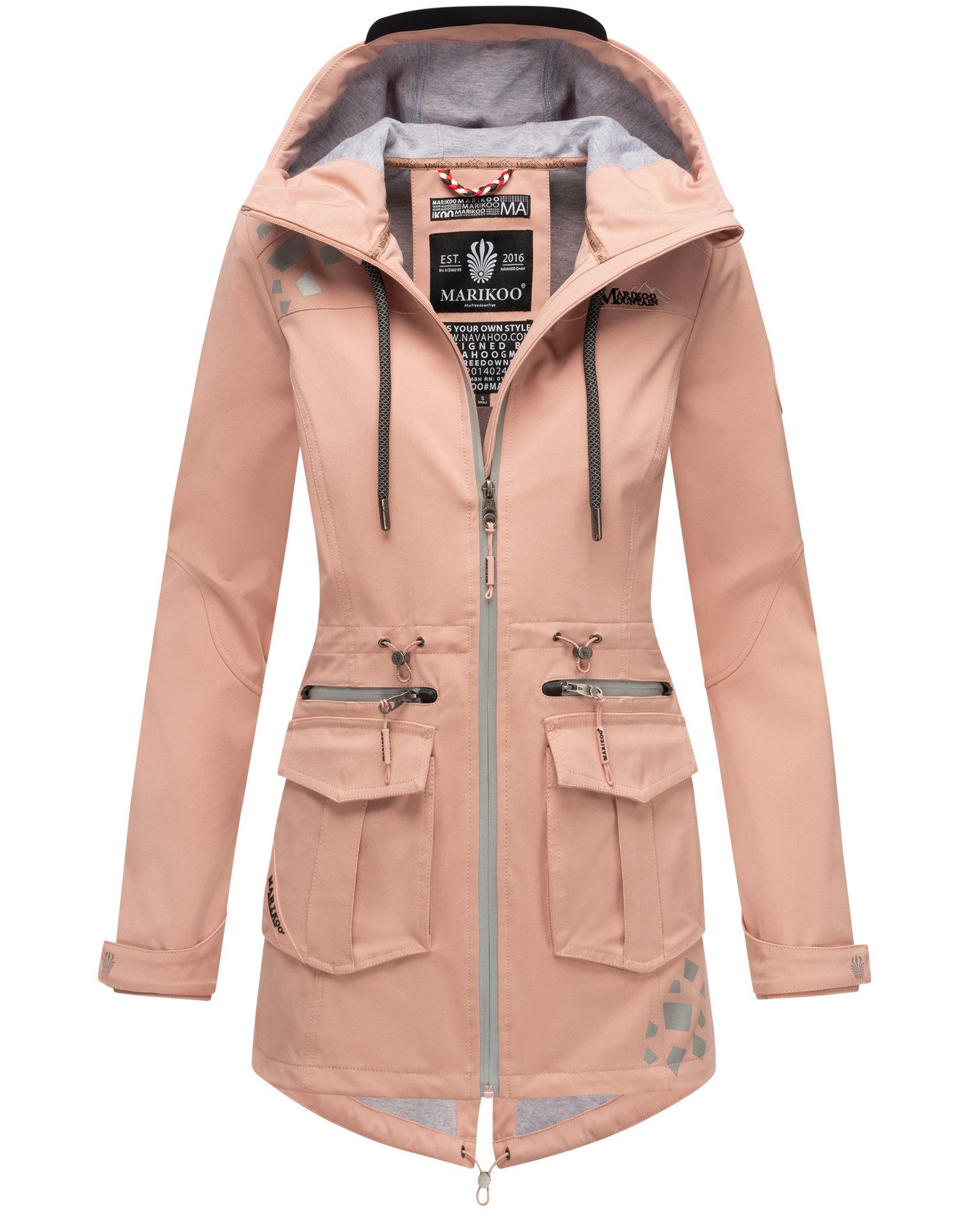 Marikoo Softshelljacke Damen Softshell Jacke "Ulissaa" günstig online kaufen