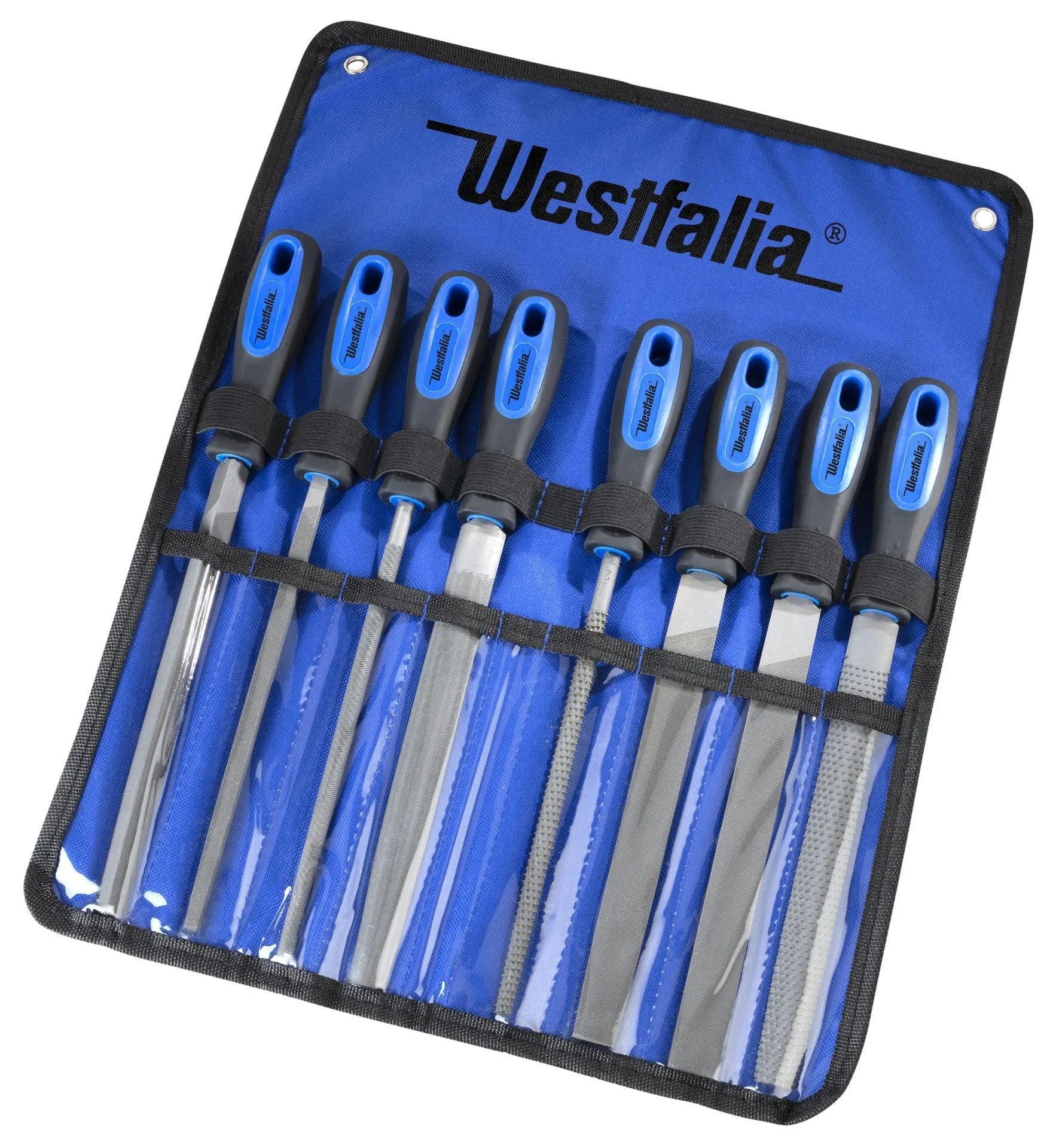 Westfalia Werkzeug Bohrer- und Bit-Set Feilen- und Raspel-Set, 8-teilig