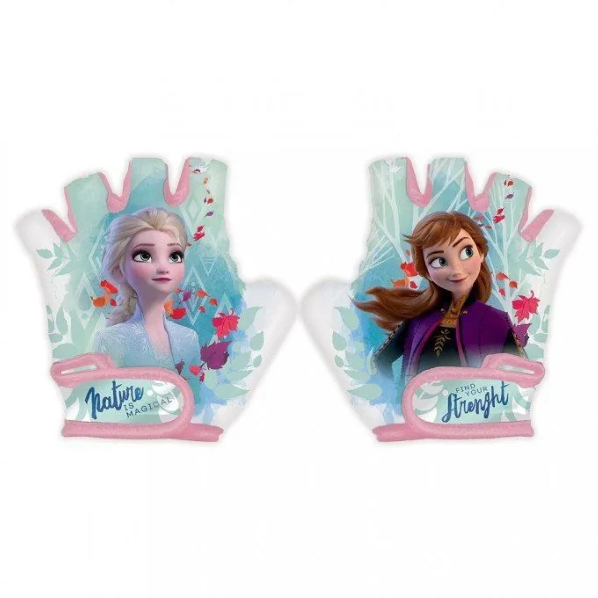 Disney Fahrradhandschuhe Hochwertige Radsport-Handschuhe mit Disney Frozen Motiv für Kinder. (2-St)