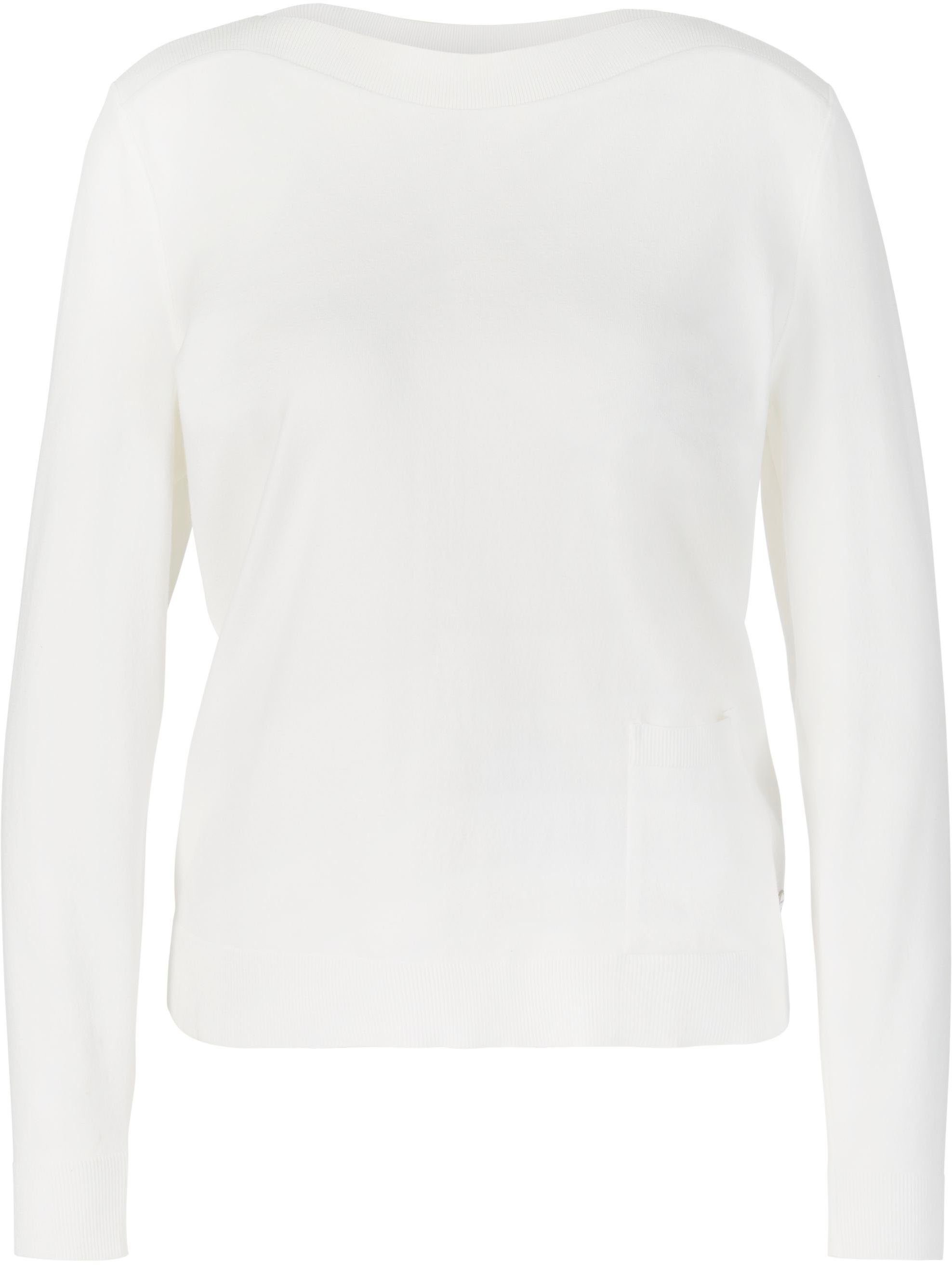 Marc Cain Rundhalspullover "Collection Essential" Premium Damenmode Pullover "Rethink Together"