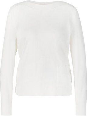 Marc Cain Rundhalspullover "Collection Essential" Premium Damenmode Pullover "Rethink Together"