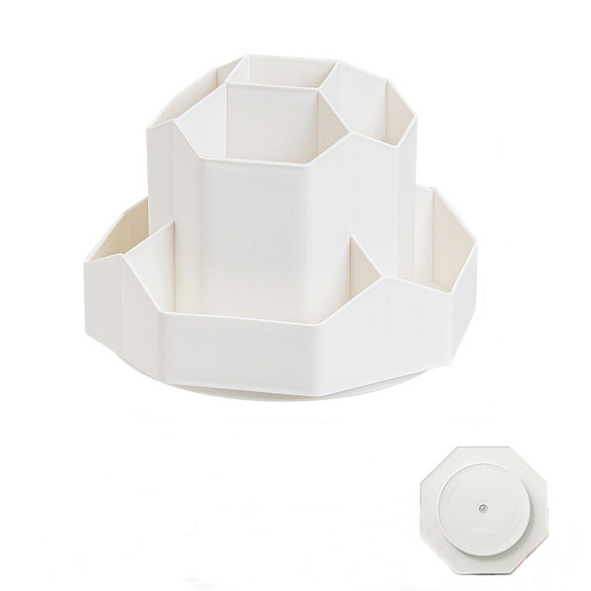 autolock Organizer Schreibtisch Organizer 360°Drehbar 9 Fächern Große Kapazität, Stiftehalte Stifte Organizer für Büro Schule Schreibtisch