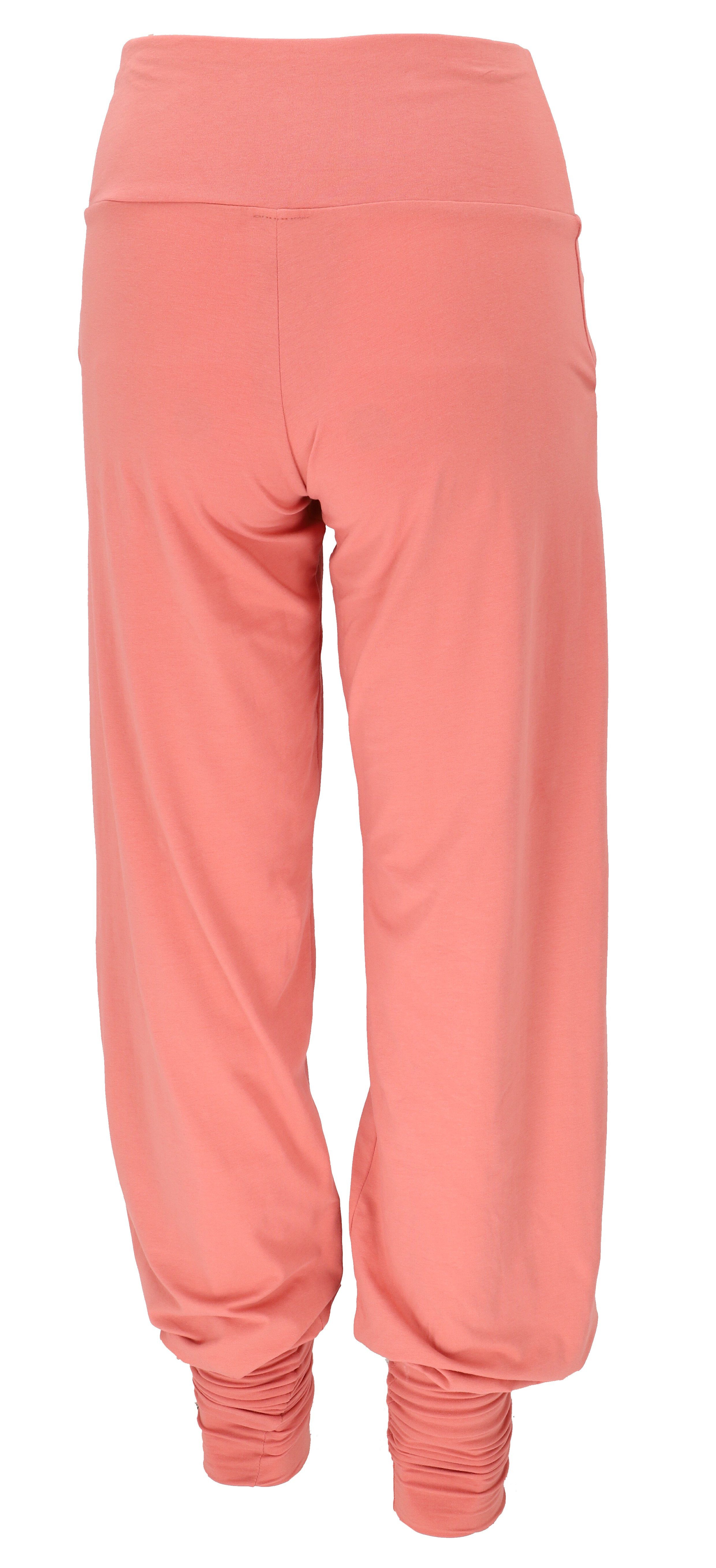 Guru-Shop Relaxhose Yogahose mit langen Beinbündchen, günstig online kaufen