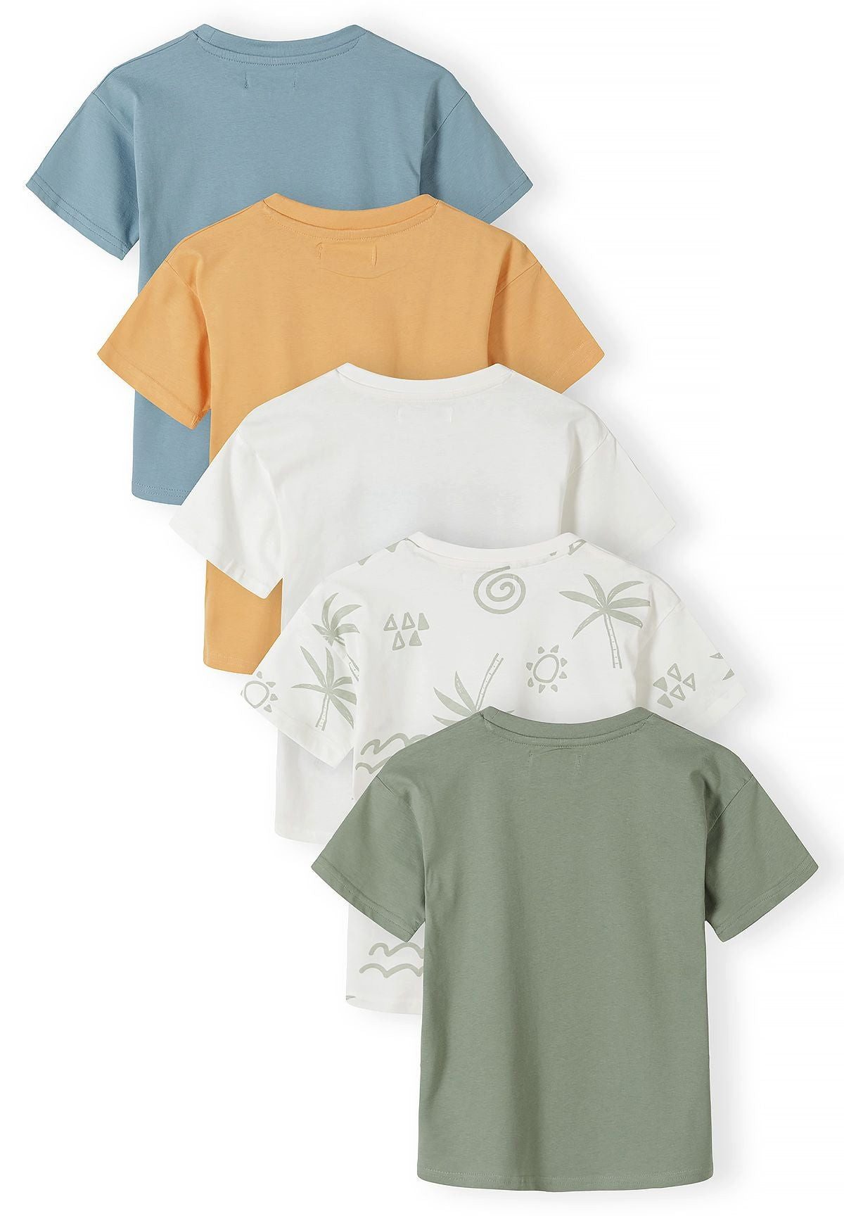 MINOTI T-Shirt für Jungen (Packung, 5-tlg) Surf-Prints – Bild 2 von 5