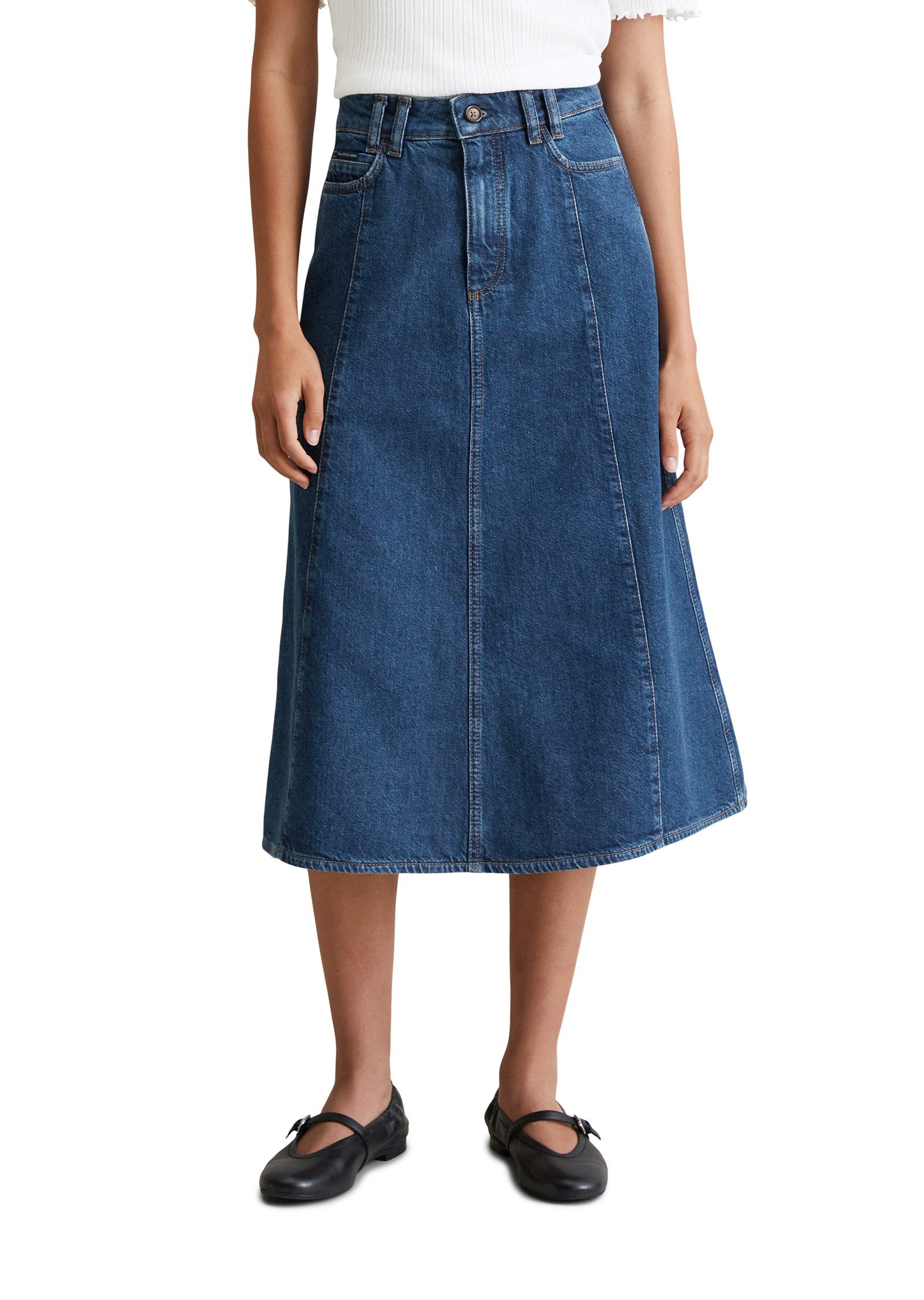 Marc O'Polo DENIM Jeansrock aus reiner günstig online kaufen