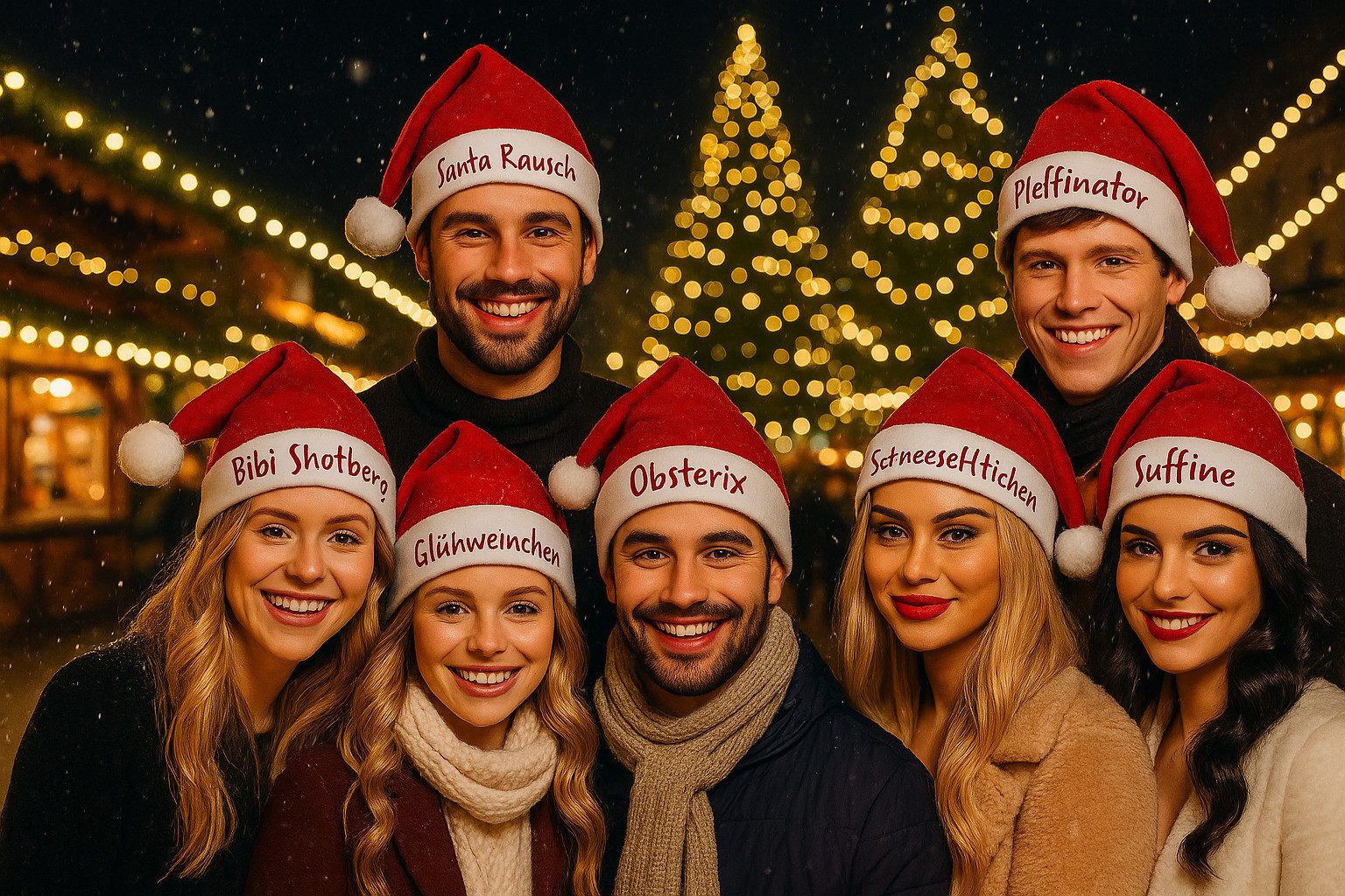 Deggelbam Bommelmütze Weihnachtsmannmütze Nikolausmütze mit lustiger Aufschrift (Partymütze, Skimütze, Weihnachtsmarktmütze, Wintermarktmütze, Glühweinchen, Suffine, Zipfelklatscher, Harry Shotter, Bibi Shotberg) Bierkules, Bibi Shotberg, Hans im Suff, Harry Shotter, Robin Schluck