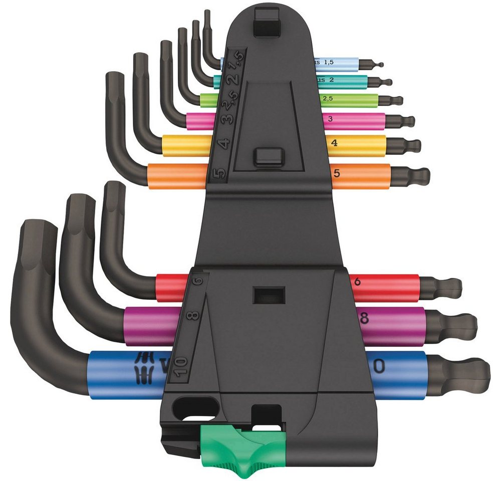 Thumbnail - Wera Schraubendreher Wera 950/9 Hex-Plus Multicolour 2 Innen-Sechskant Winkelschraubendrehe