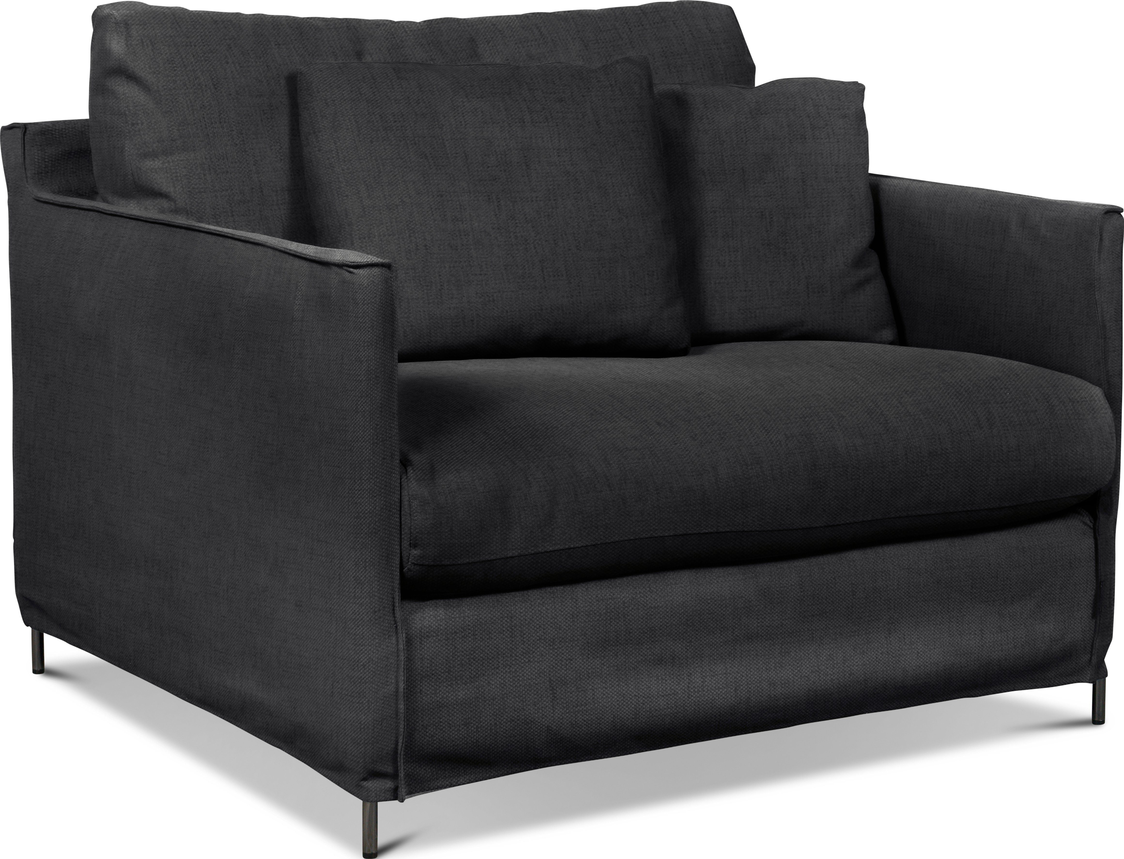 furninova alle Hussenbezug, Loveseat Zierkissen mit abnehmbarer Federn gefüllt, Kissen Petito, 2