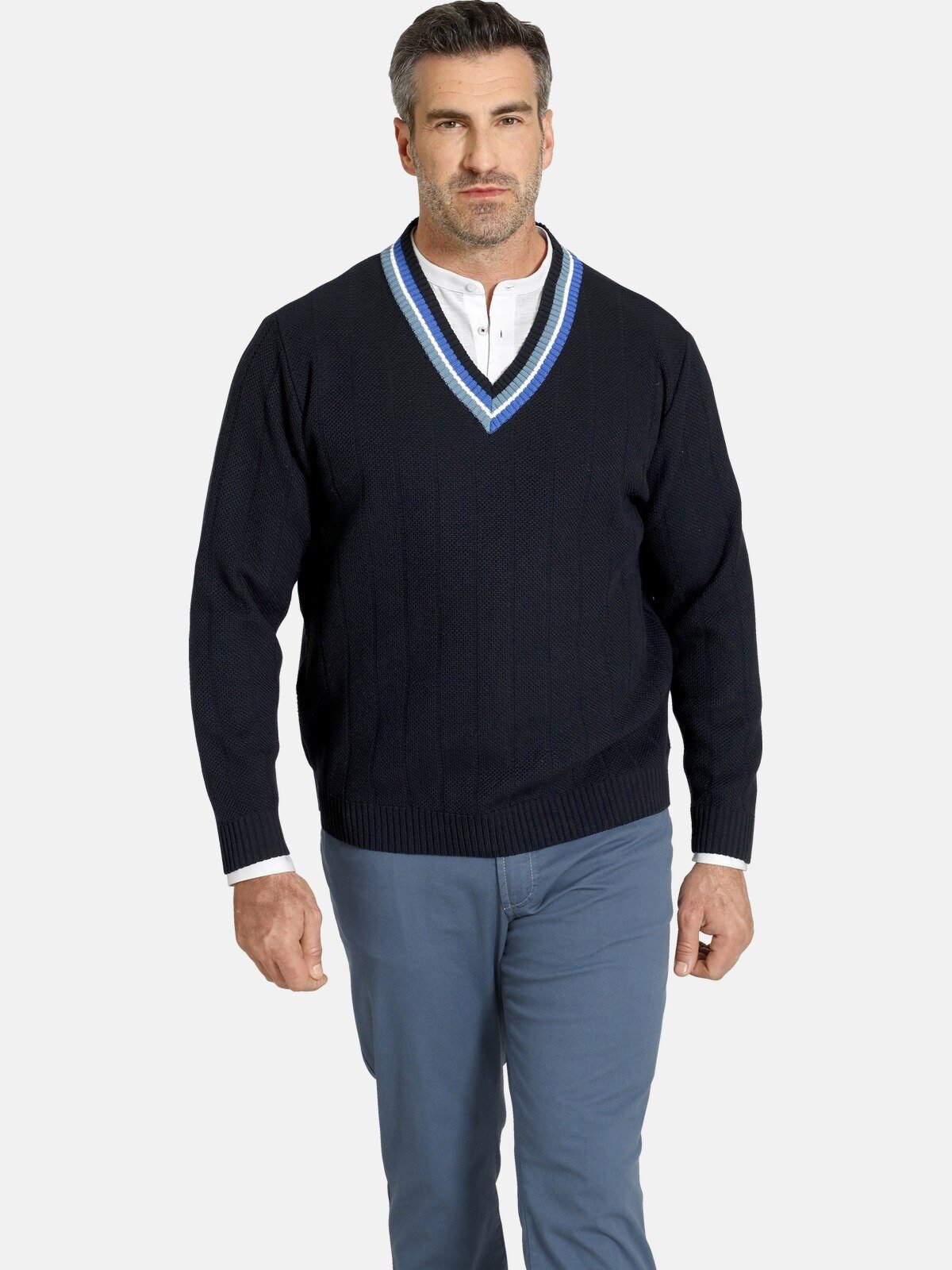 Charles Colby V-Ausschnitt-Pullover EARL JABBE im günstig online kaufen