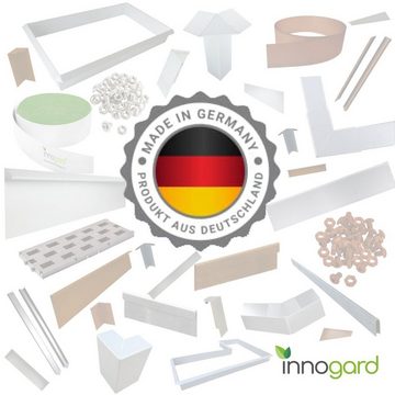 innogard Schneckenzaun Schneckenzaun Komplettsets Anthrazitgrau gepulvert