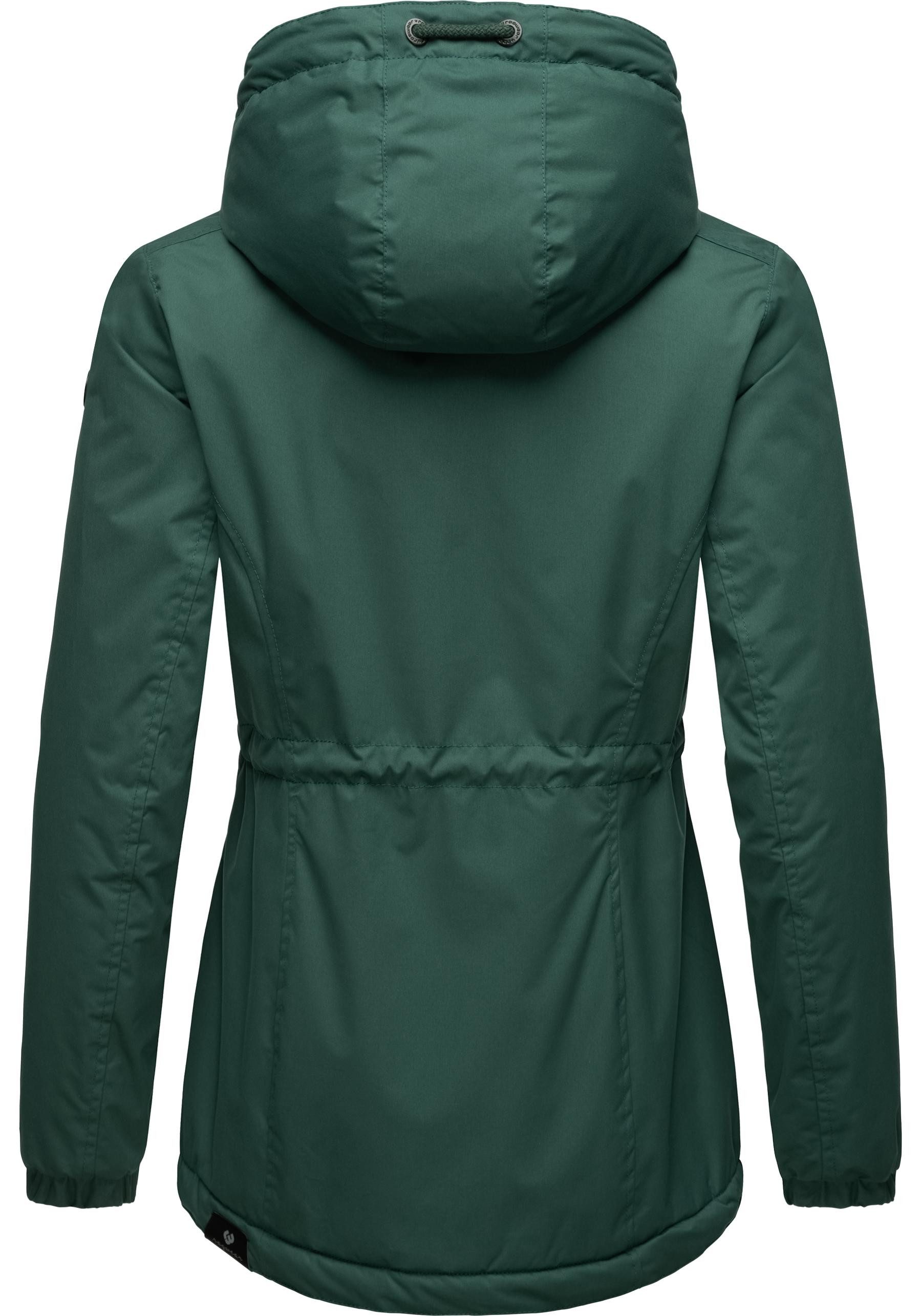 Ragwear Winterjacke Dankka Warm Wasserdichte weiche Damen Jacke für den Winter