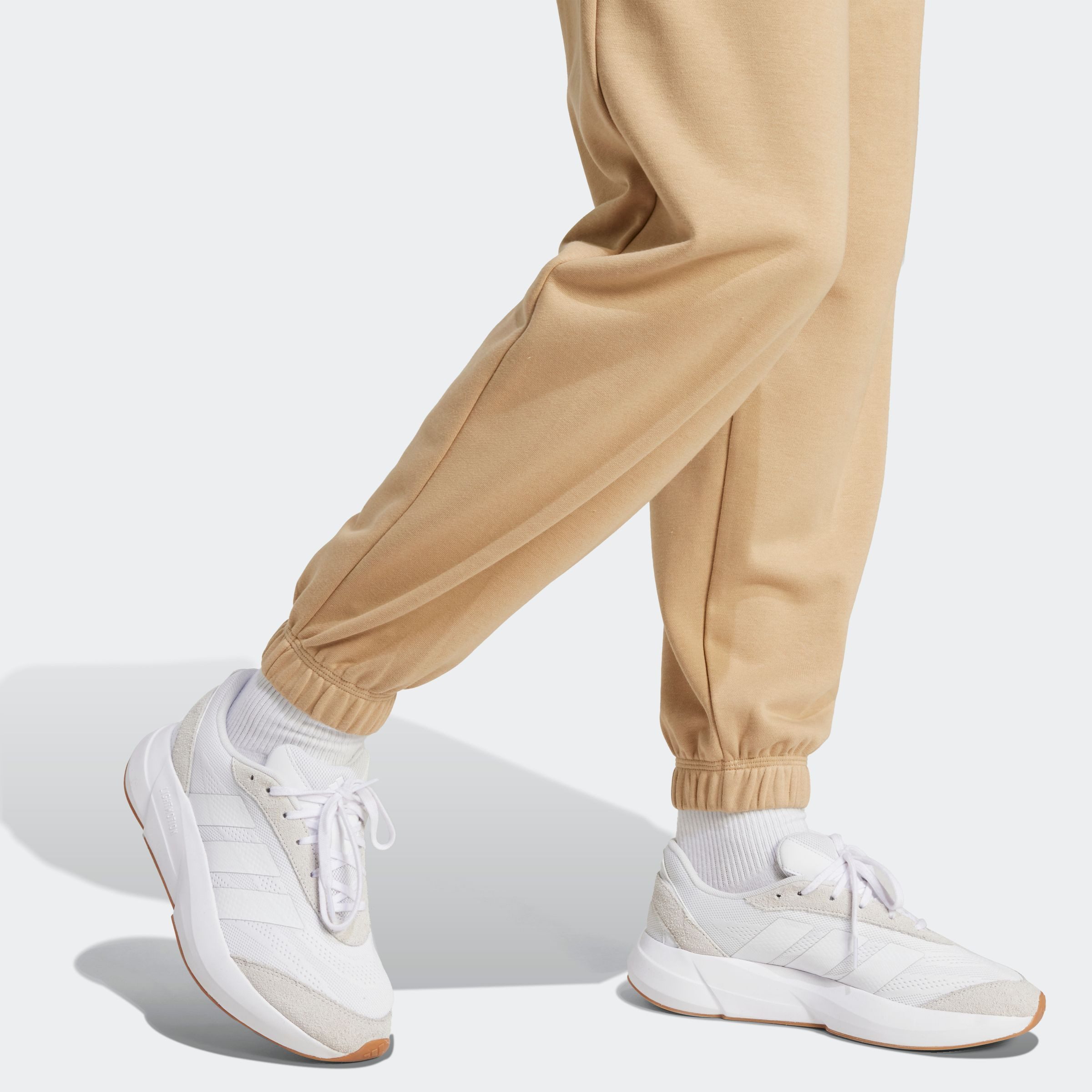adidas Sportswear Sporthose ESSENTIALS LINEAR FRENCH TERRY CUFFED Locker geschnitten, hoher Bund, aus weichem French Terry