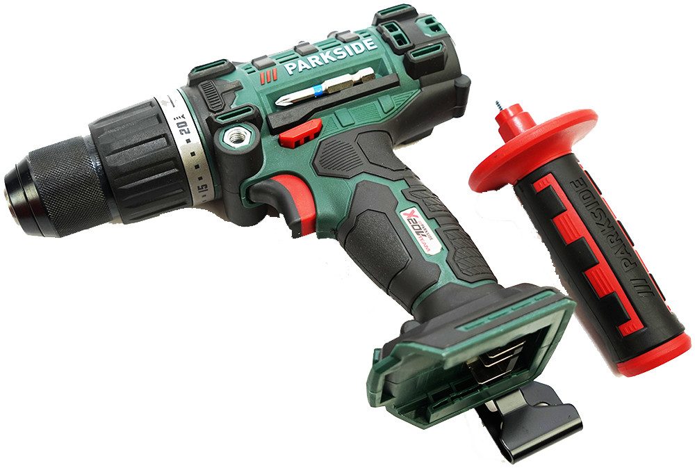 Parkside Akku-Bohrschrauber 20V Akku Bohrschrauber Akkuschrauber PSBSA 20, 20 V, max. 1650 U/min