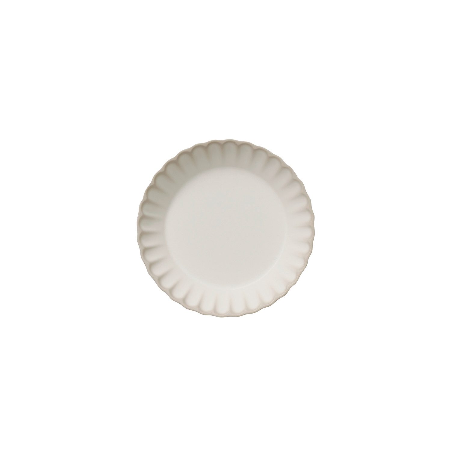 APS Teller ARUMI, (1 St), H: 3 cm, Melamin, weiß / beige