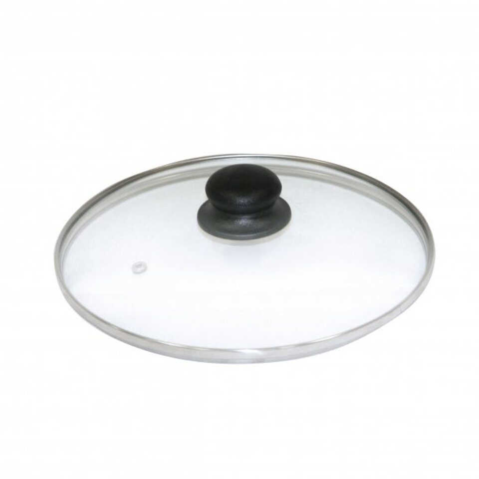 axentia Deckel Glasdeckel, Edelstahlrand, Ø 28 cm, (1-tlg)