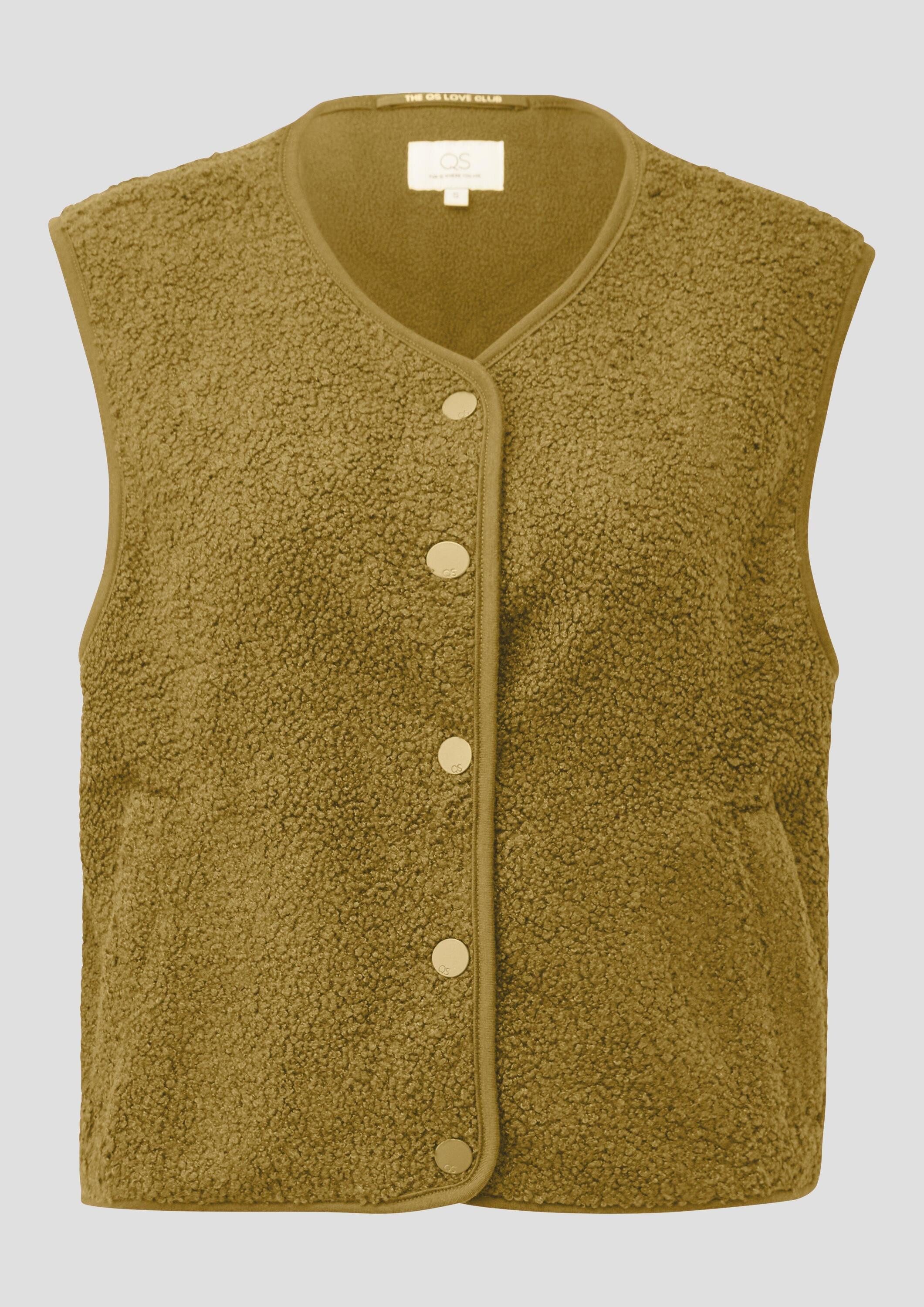 QS Funktionsweste Indoor-Weste Teddyweste