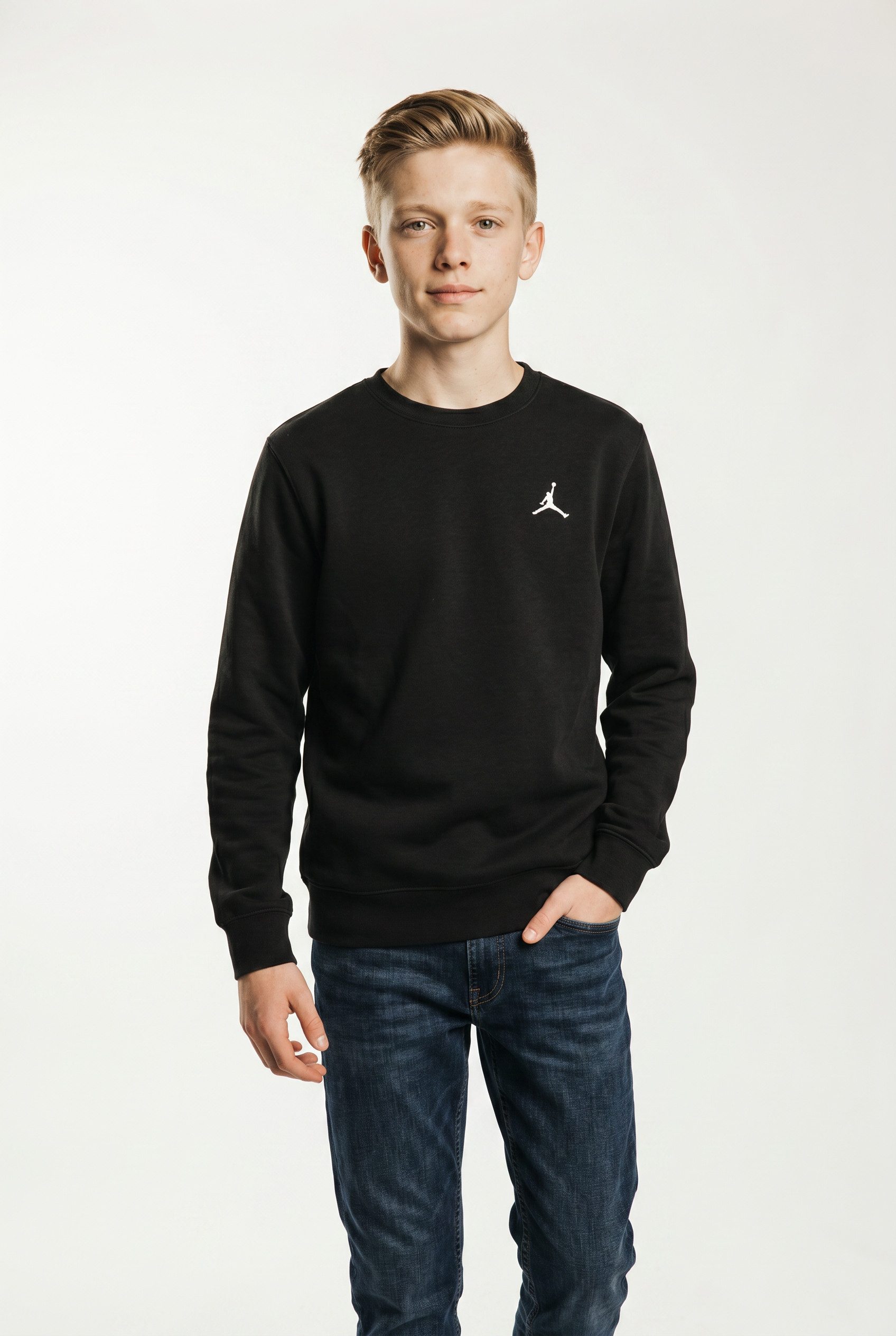Jordan Sweatshirt für Kids für Kinder und Jugendliche, sportlicher Stil, mit Rundhalsausschnitt