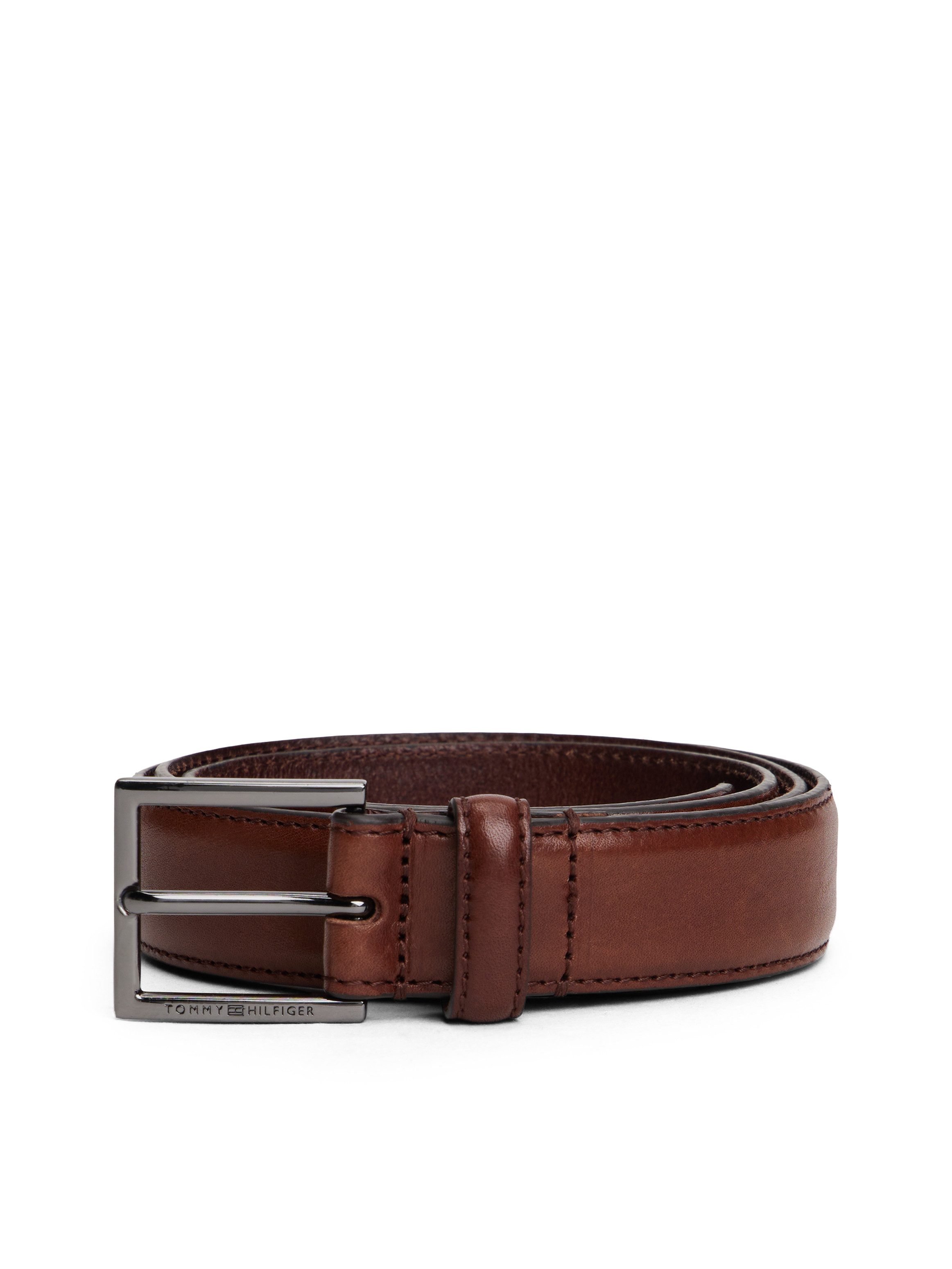 Tommy Hilfiger Ledergürtel HUDSON LEATHER 3.0 cm breit Größenverstellbar günstig online kaufen