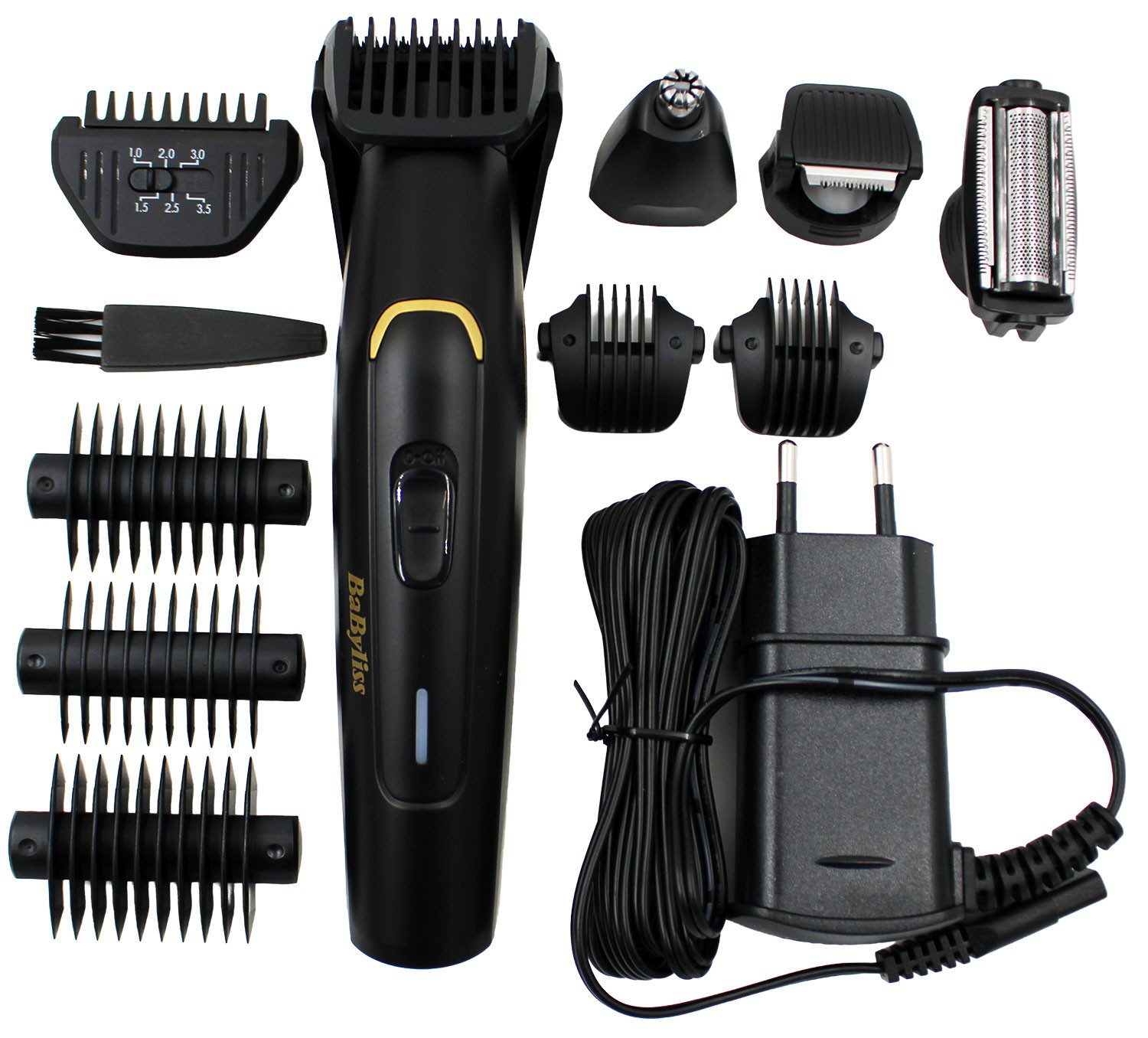 BaByliss Bartschneider MT860E 11in1 Carbon Titanium Multigrooming-Set Akku Multitrimmer – Bild 2 von 3
