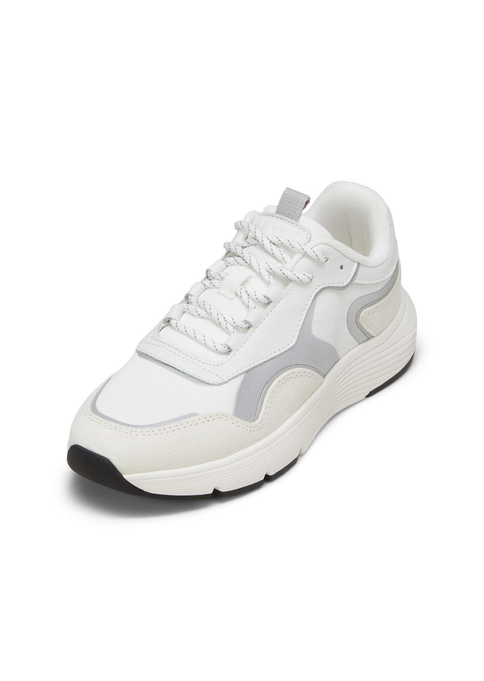aus Rindleder und Mesh Sneaker