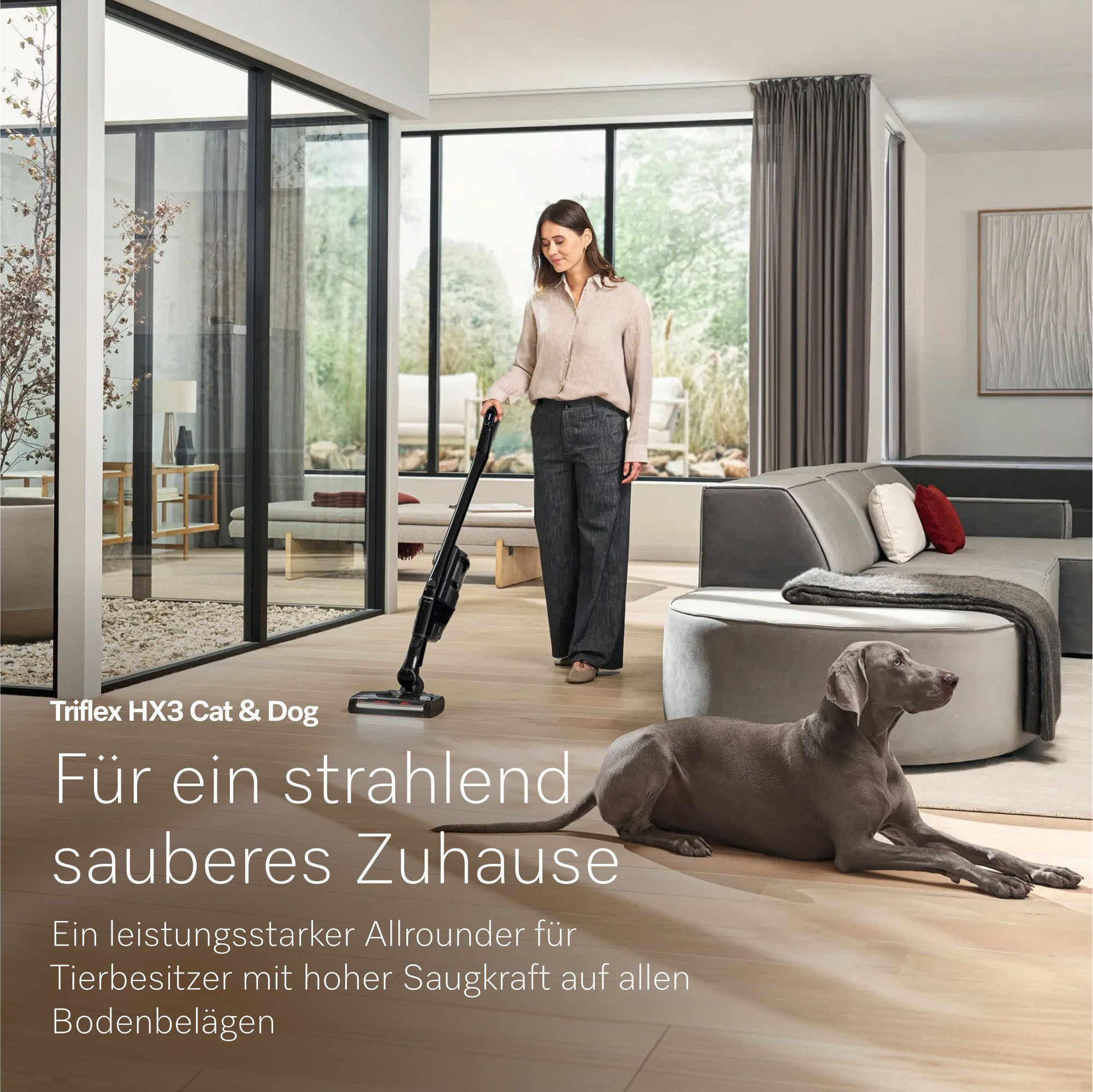 Miele Akku-Stielstaubsauger Triflex HX3 Cat & Dog, 192 W, beutellos