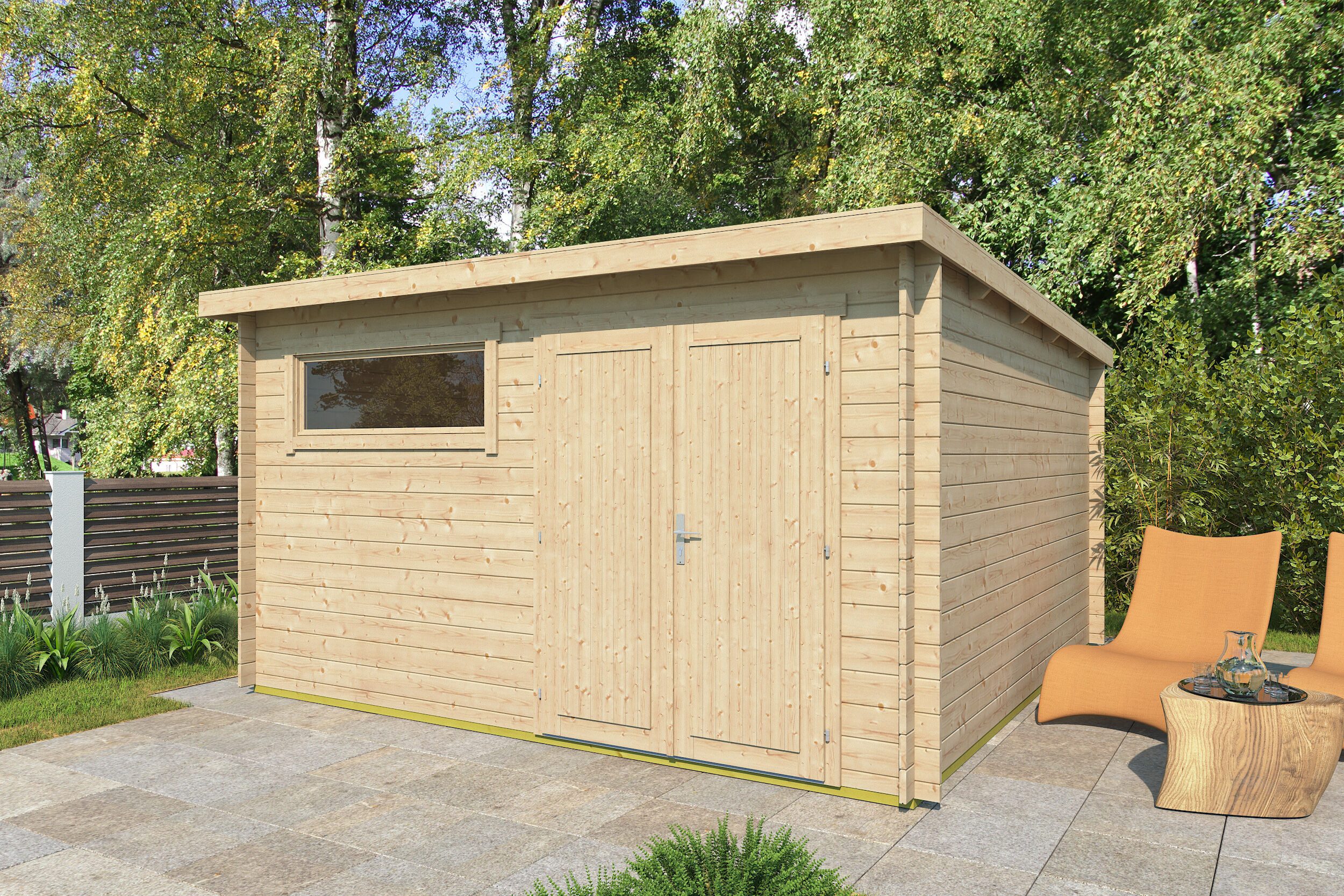 Fjordholz Gartenhaus Gent 28 G