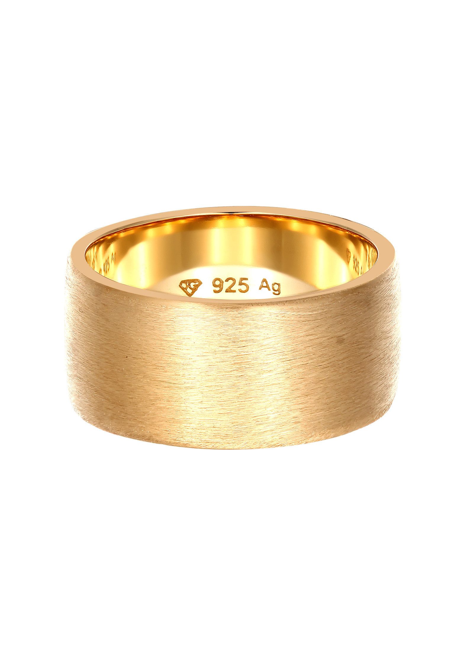 Elli Fingerring Bandring Breit Matt Gebürstet Basic 925 Silber günstig online kaufen