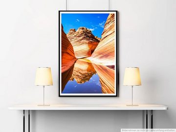 Sinus Art Poster Landschaftsfotografie 60x90cm Poster The Wave Paria Canyon Vermillion Cliffs
