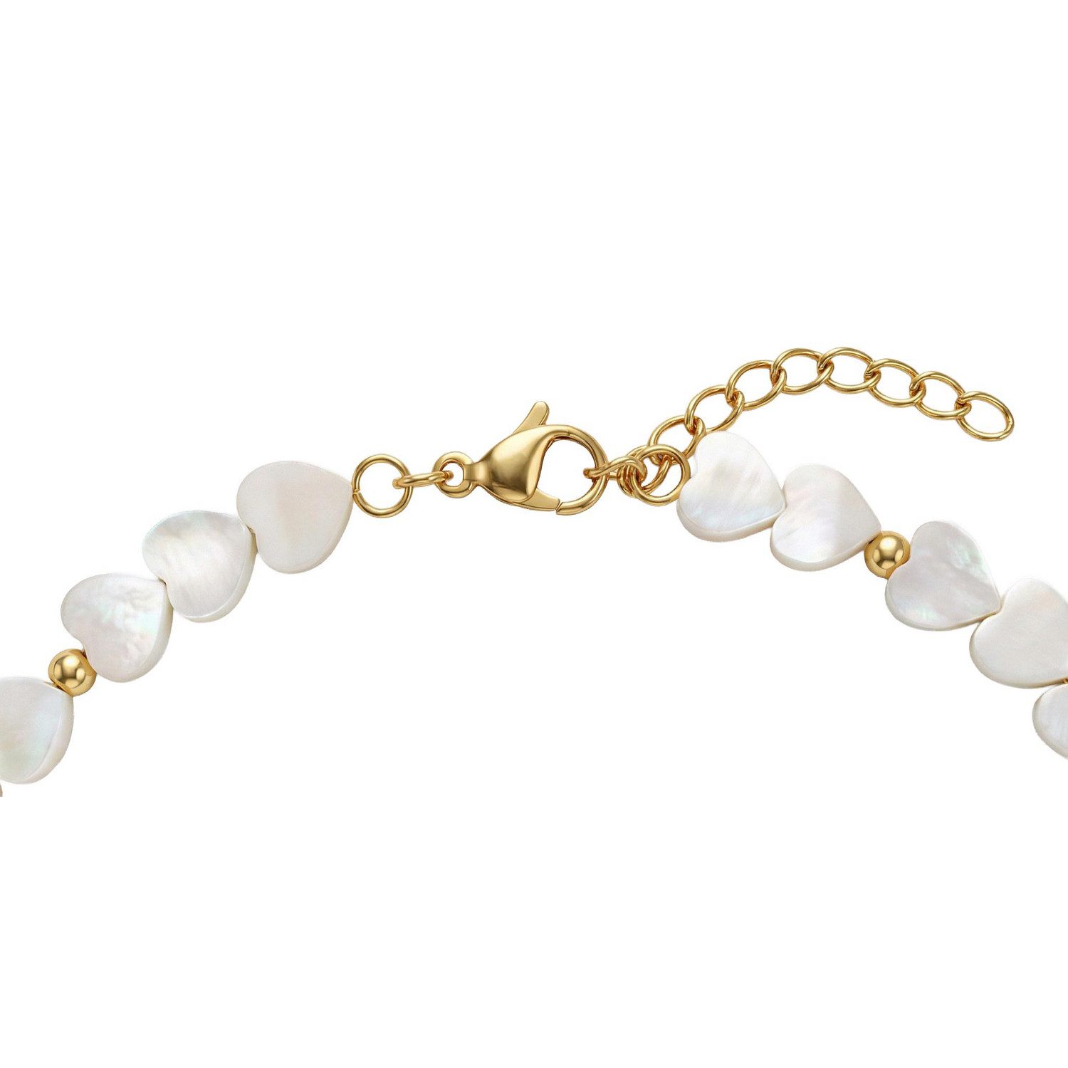 Amor Collier Herz-Motiv, mit Perlmutt