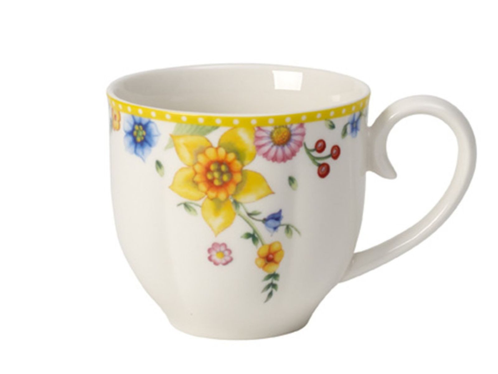 Villeroy & Boch Tasse Spring Awakening Kaffeeobertasse 0,26 l, Premium Porcelain