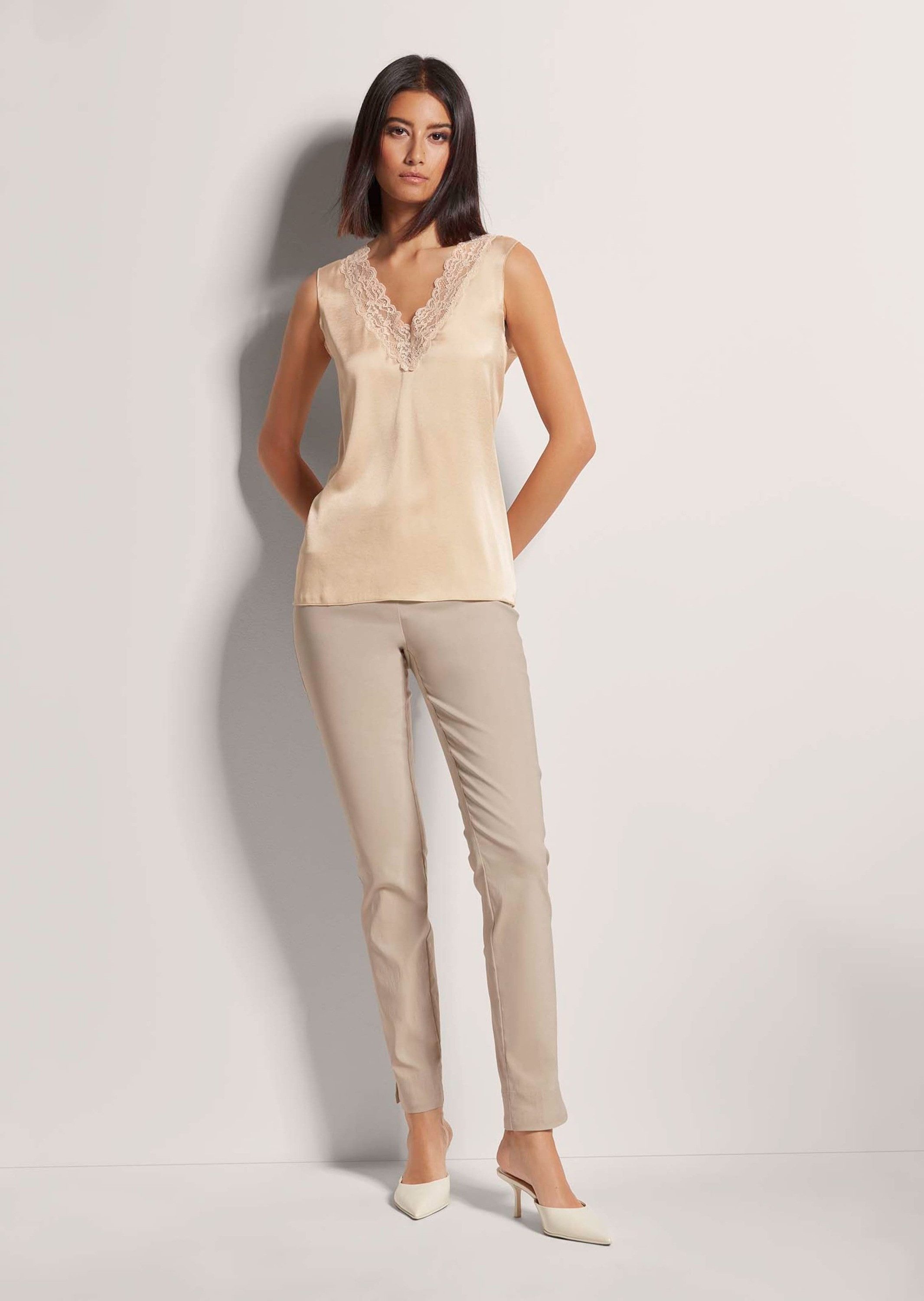 MADELEINE Shirttop Lingerie-Top mit V-Ausschnitt und günstig online kaufen