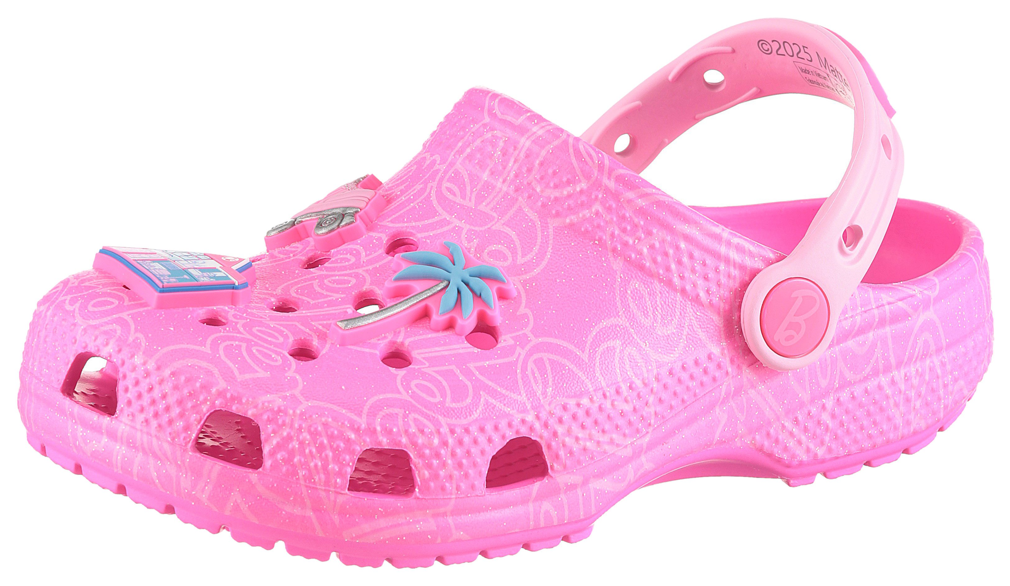 Crocs Kids' Barbie Classic Clog Clog Barbie Clog, Badeschuh, wasserfreundlich und schwimmfähig