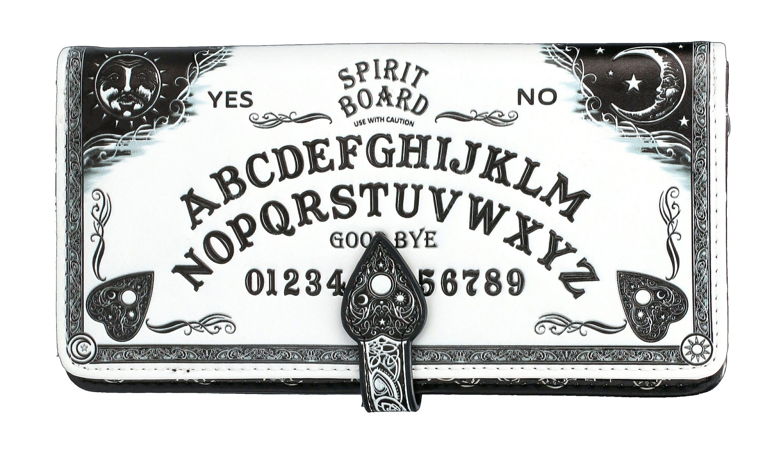 Figuren Shop GmbH Geldbörse Geldbörse - Weißes Witchboard - Nemesis Now - Gothic Geldbeutel