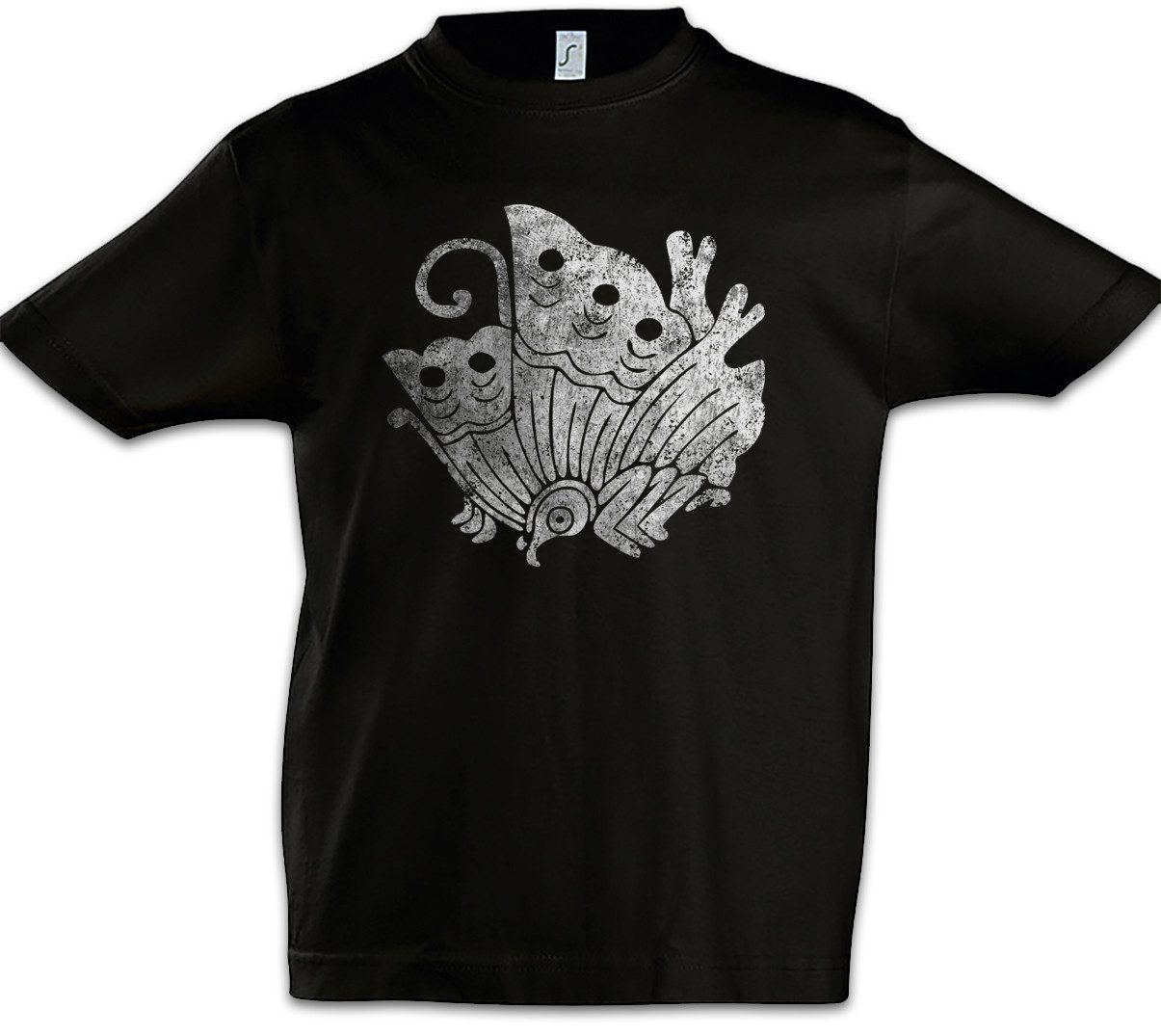 Print-Shirt Taira Clan Mon Kinder T-Shirt Shogun Samurai Ninja Shogunat Japan Logo