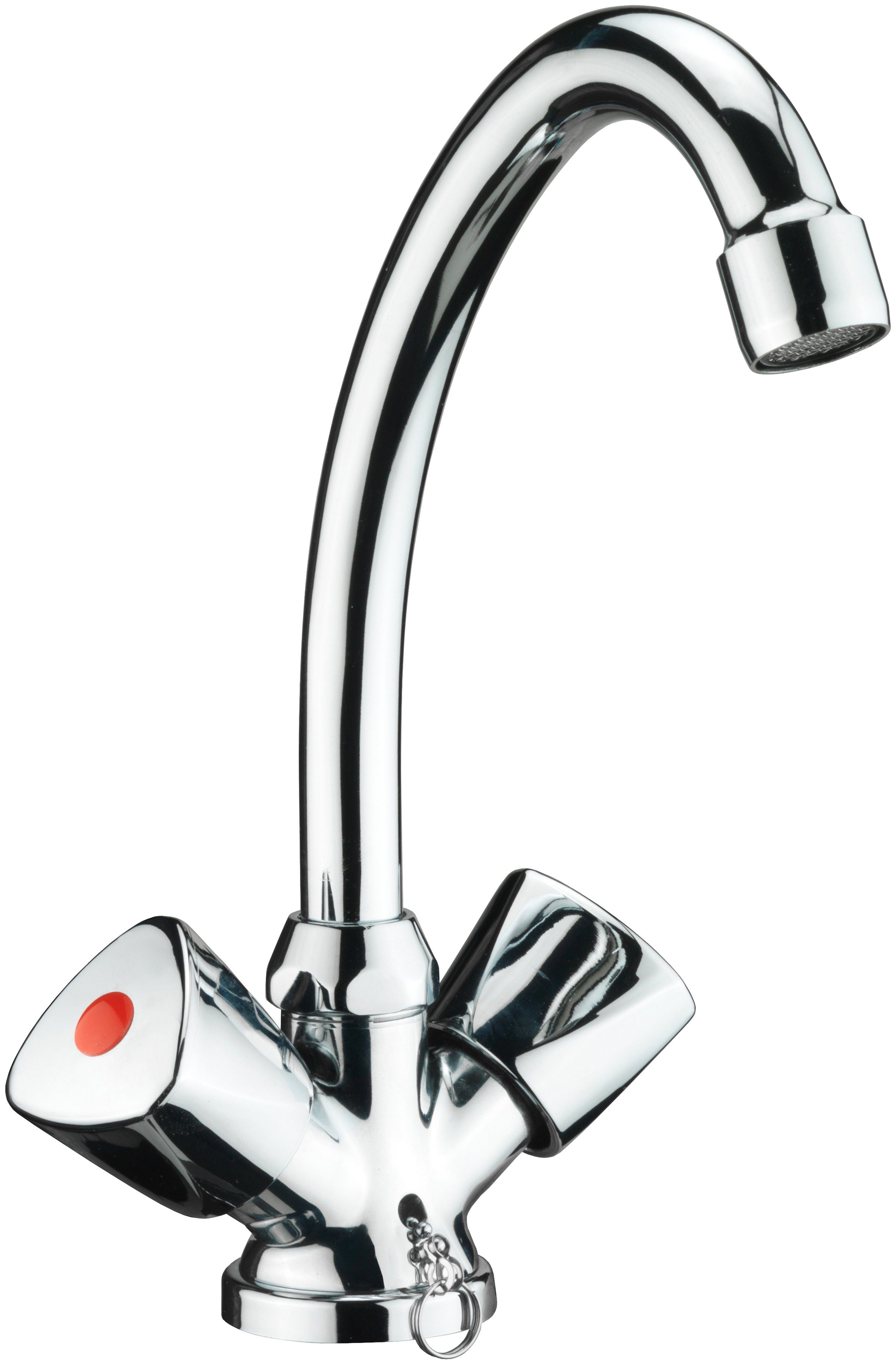 CORNAT Waschtischarmatur "Lisa" - Verchromter Messingkörper - Hohe Auslaufh günstig online kaufen