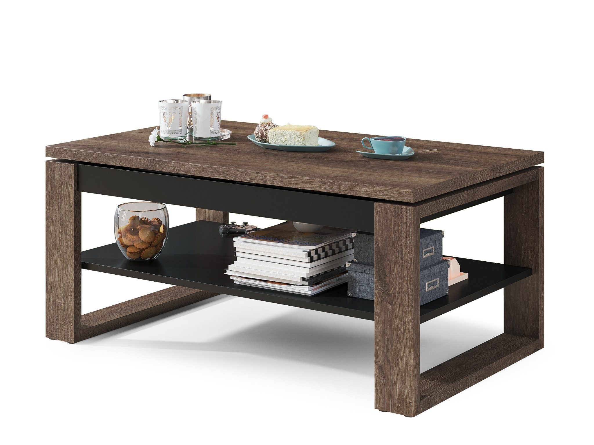 designimpex Couchtisch Design Multifunktionstisch Nuo Arbeitstisch günstig online kaufen