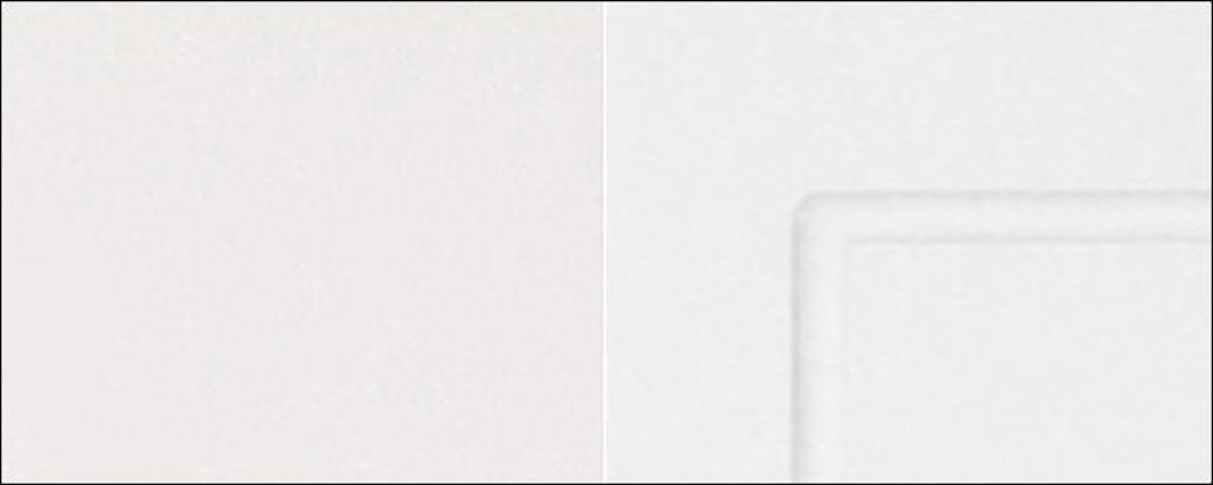 Feldmann-Wohnen Eckhängeschrank abgerundeten dekorativen wählbar und Fräsungen weiß mit Kvantum Faserplatte, Ecken, Tür, leicht 1-türig 60cm MDF) matt Korpusfarbe und Soft-Close-Funktion, Front- (Fronten