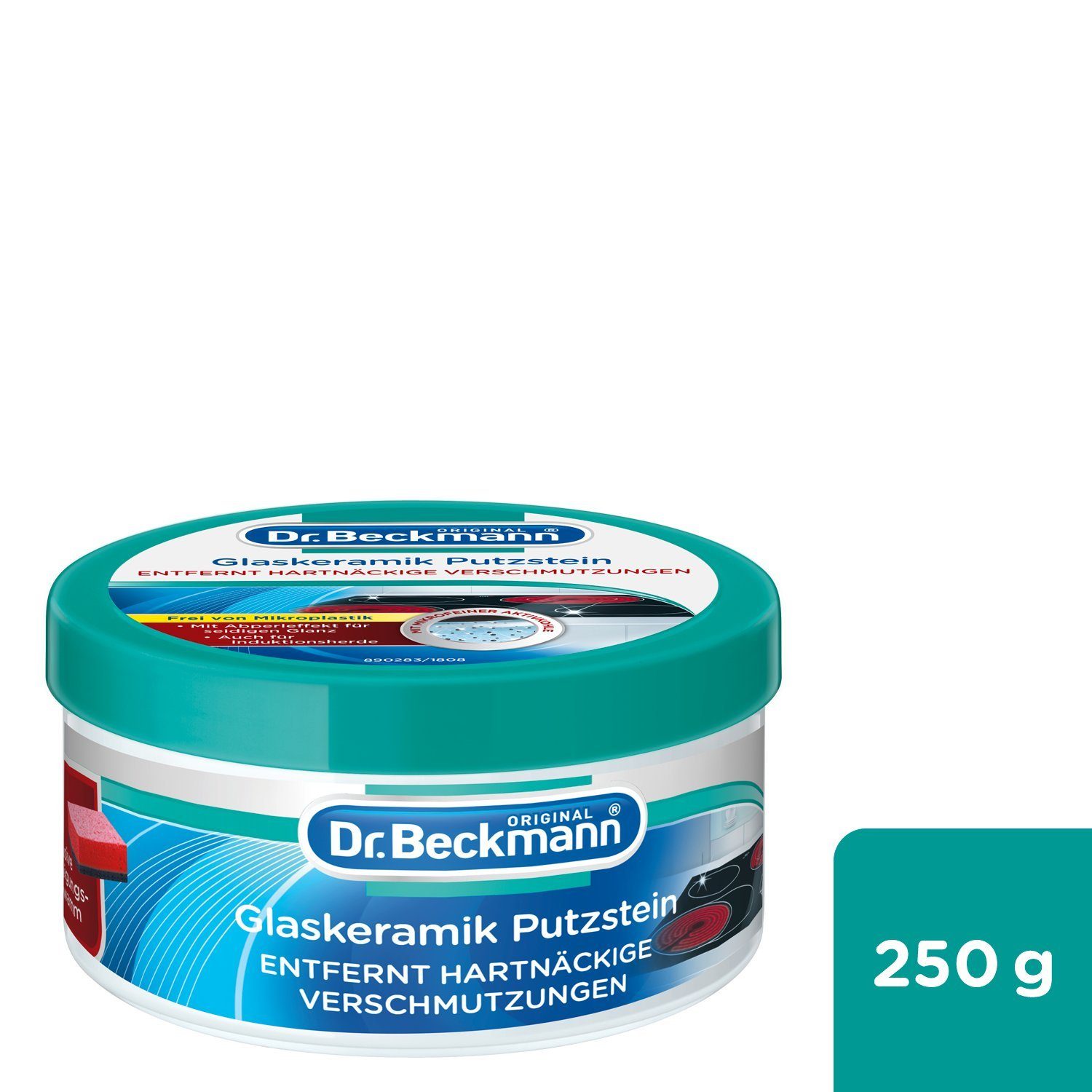 6x Glaskeramik Dr. Beckmann g Kochfeld-Reiniger, 250 Glaskeramikreiniger Putzstein, effektiver (6-St)