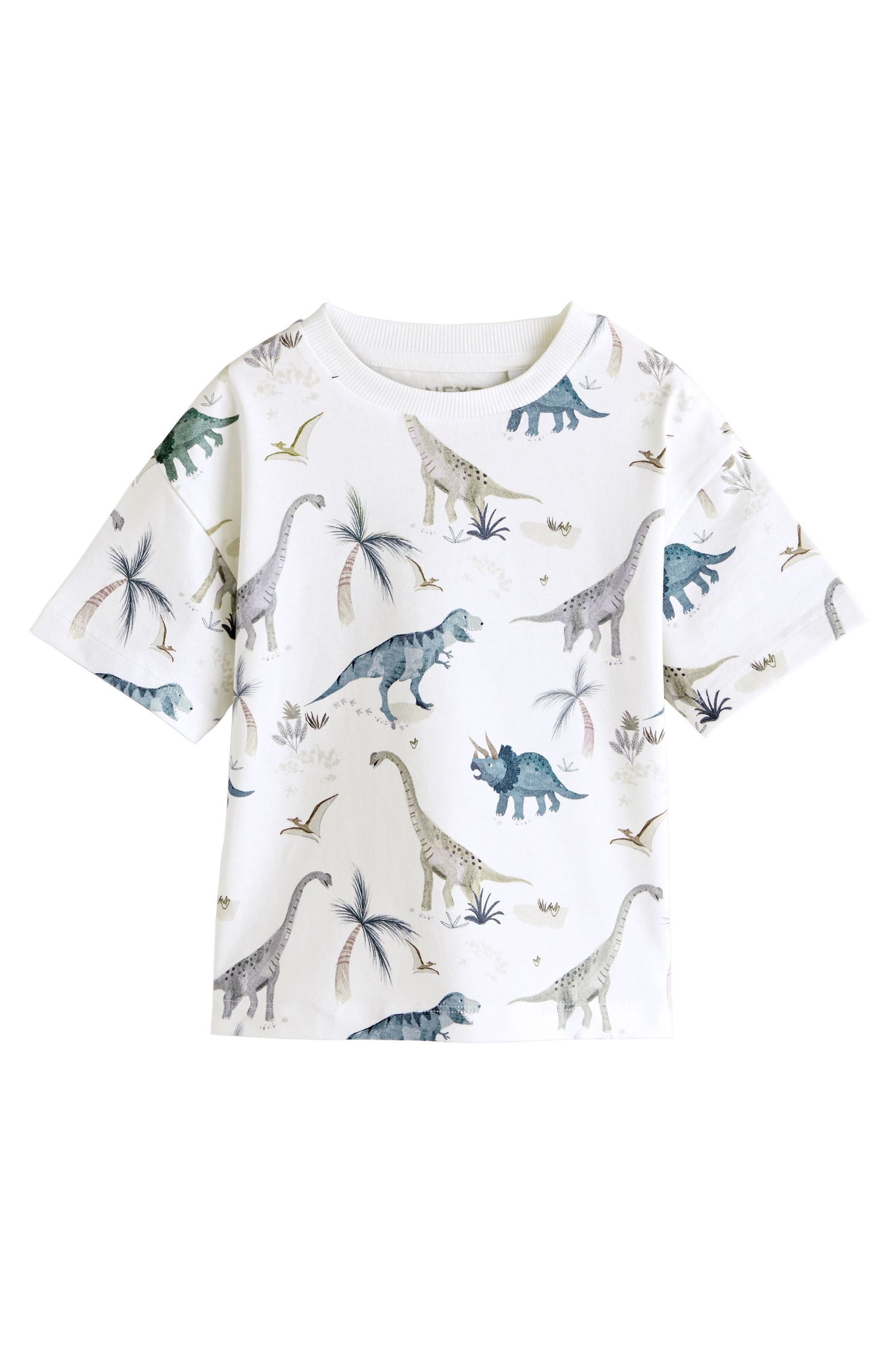T-Shirt T-Shirt mit kurzen Ärmeln, durchgehend bedruckt