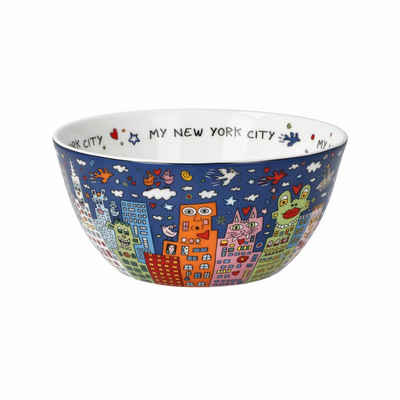 Goebel Schale James Rizzi - My New York City Night, Fine Bone China