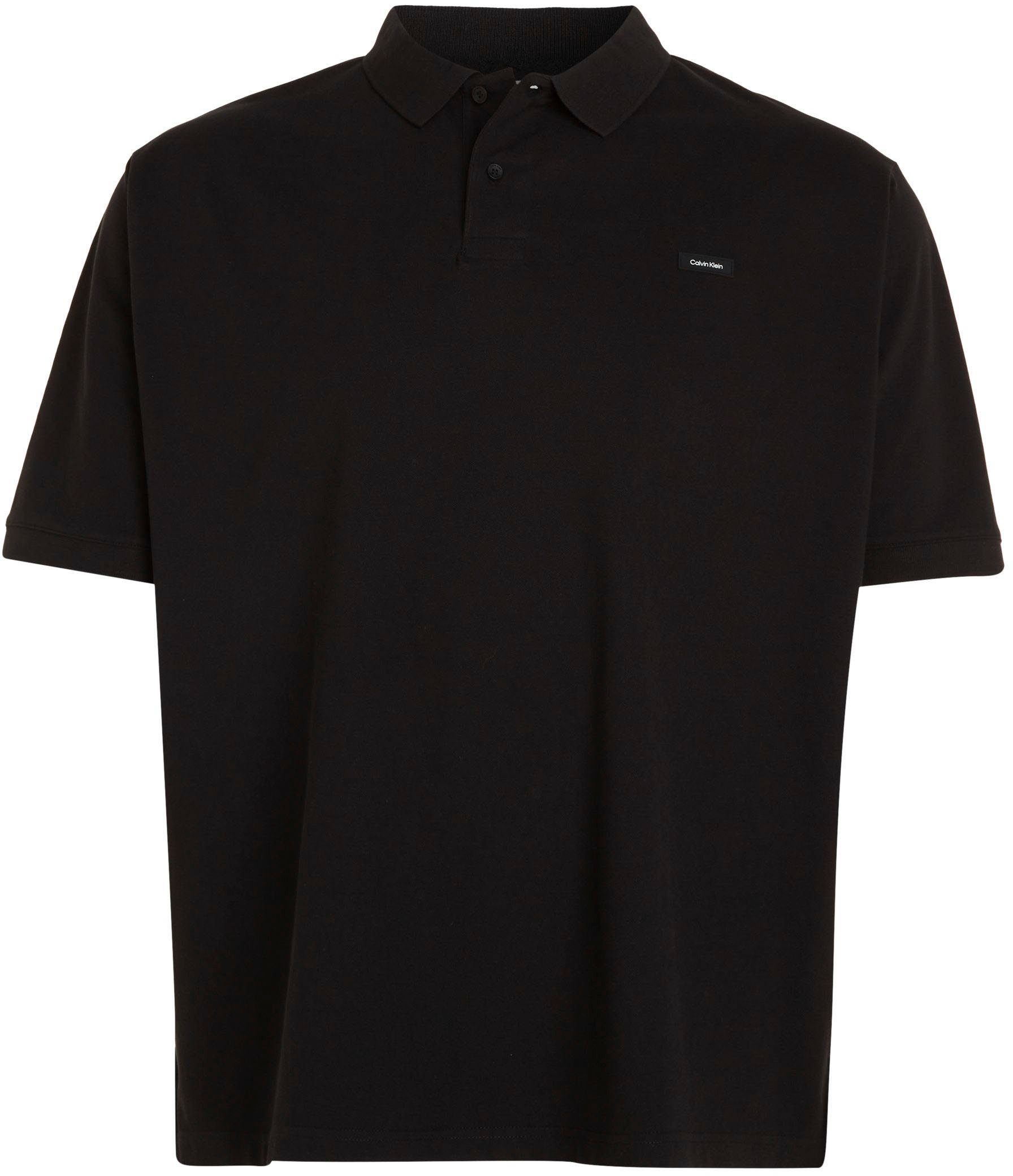 schwarz Poloshirt Calvin Big&Tall Klein Polokragen mit