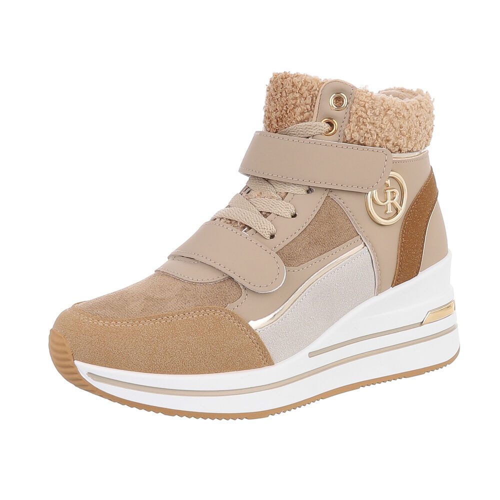 Damen High-Top Freizeit Sneakerboots