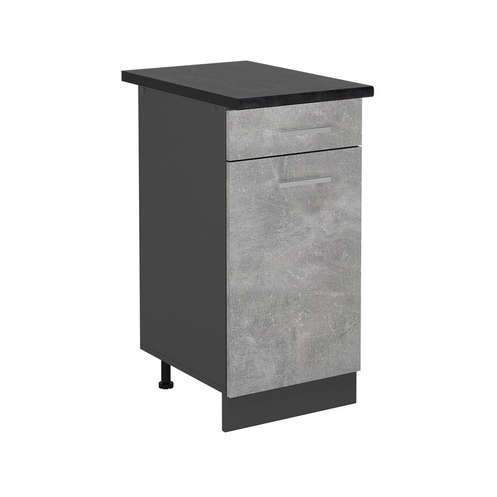 Vicco Unterschrank R-Line, Beton/Anthrazit, 40 cm, günstig online kaufen