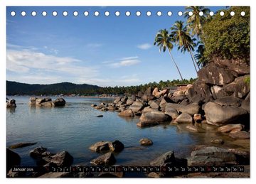 CALVENDO Wandkalender Indien - Goa (Tischkalender 2025 DIN A5 quer), CALVENDO Monatskalender