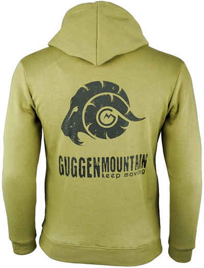 GUGGEN Mountain Hoodie Kapuzenpullover Hoodie Pullover mit Kapuze und Fleece HW02